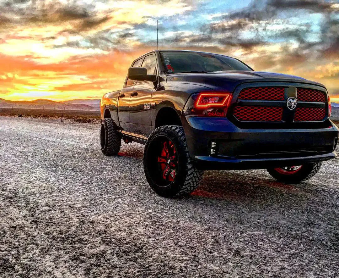 ORACLE Lighting 2009-2018 RAM Sport (Quad) LED Headlight Halo Kit - Image 11