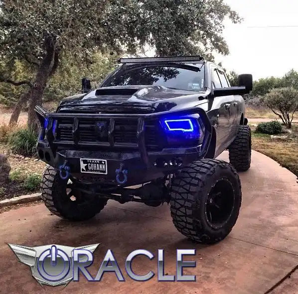 ORACLE Lighting 2009-2018 RAM Sport (Quad) LED Headlight Halo Kit - Image 17