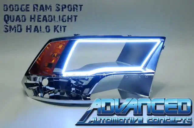 ORACLE Lighting 2009-2018 RAM Sport (Quad) LED Headlight Halo Kit - Image 19
