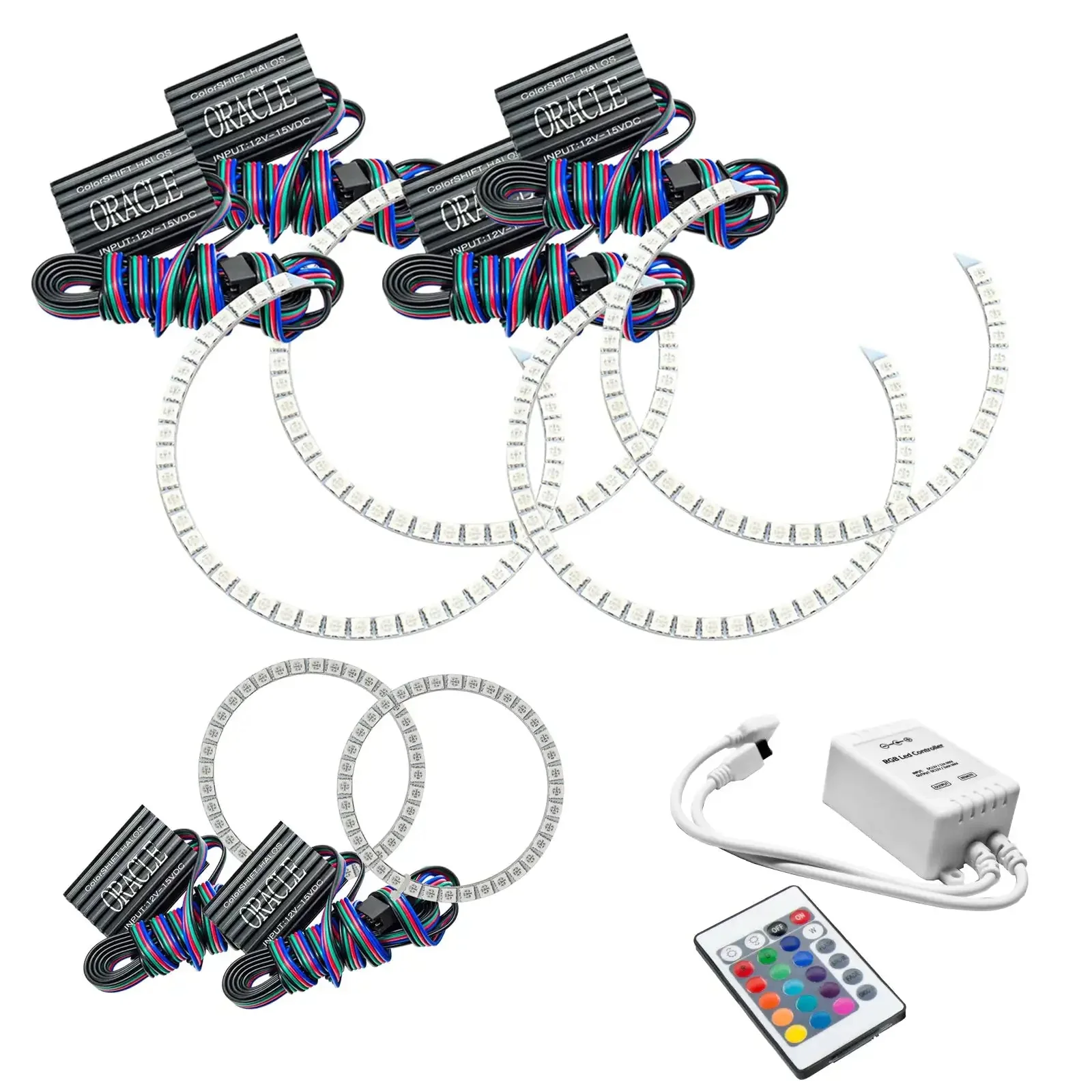 ORACLE Lighting 2011-2013 Jeep Grand Cherokee LED Headlight Halo Kit - Image 15