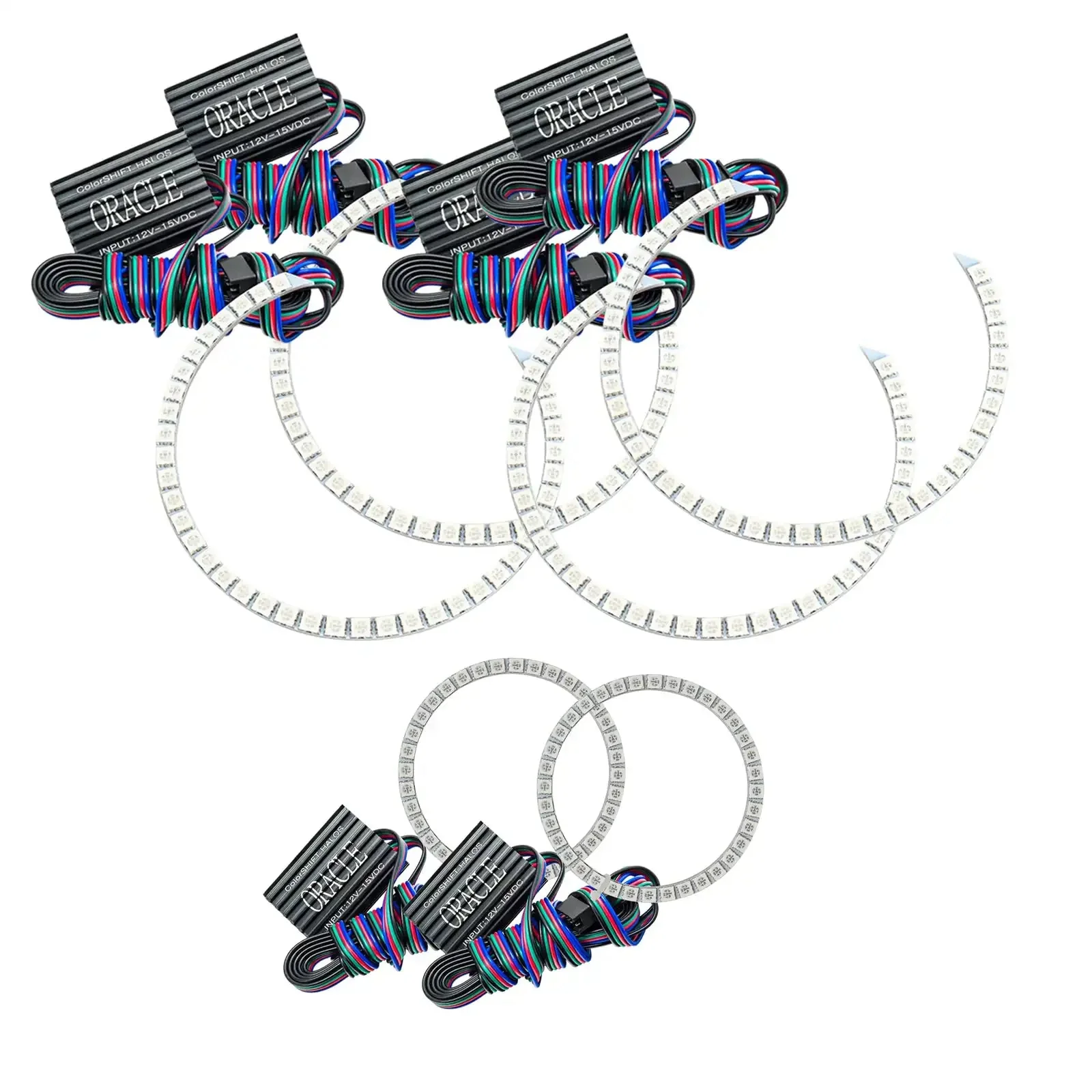 ORACLE Lighting 2011-2013 Jeep Grand Cherokee LED Headlight Halo Kit - Image 16