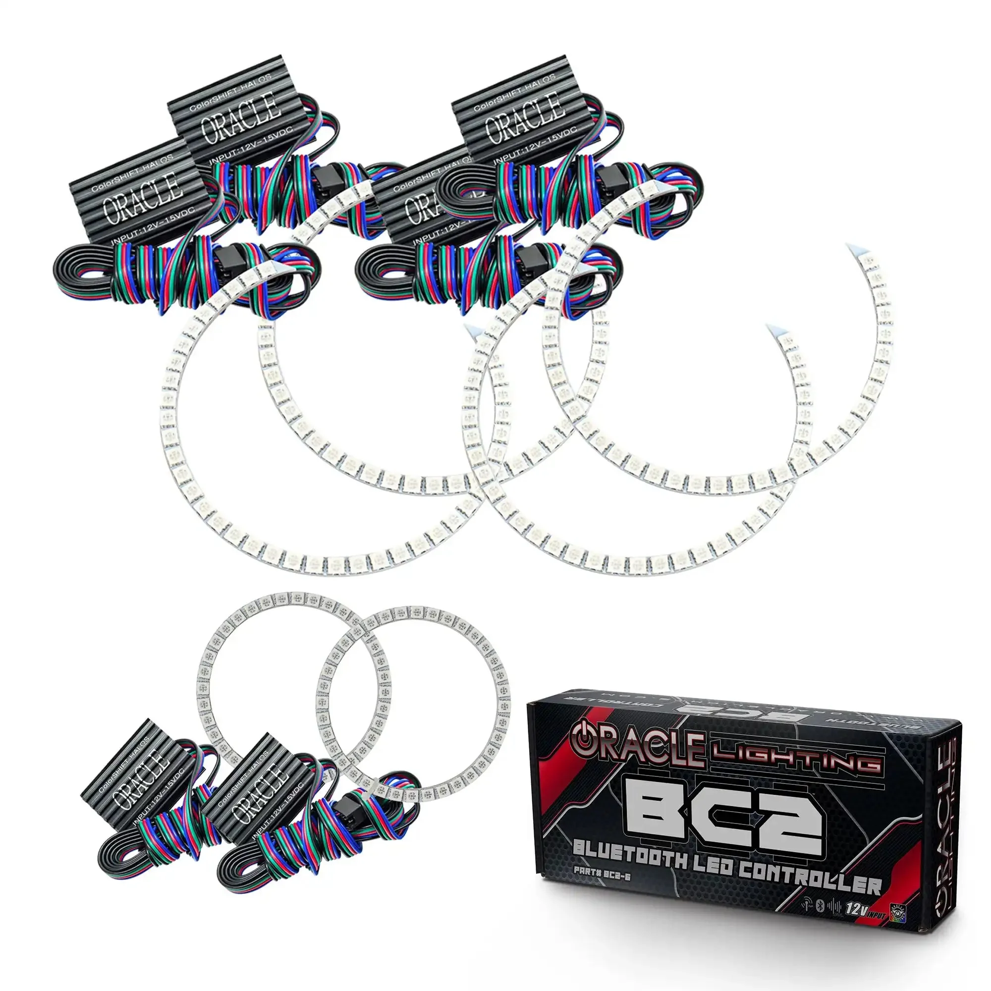 ORACLE Lighting 2011-2013 Jeep Grand Cherokee LED Headlight Halo Kit - Image 22