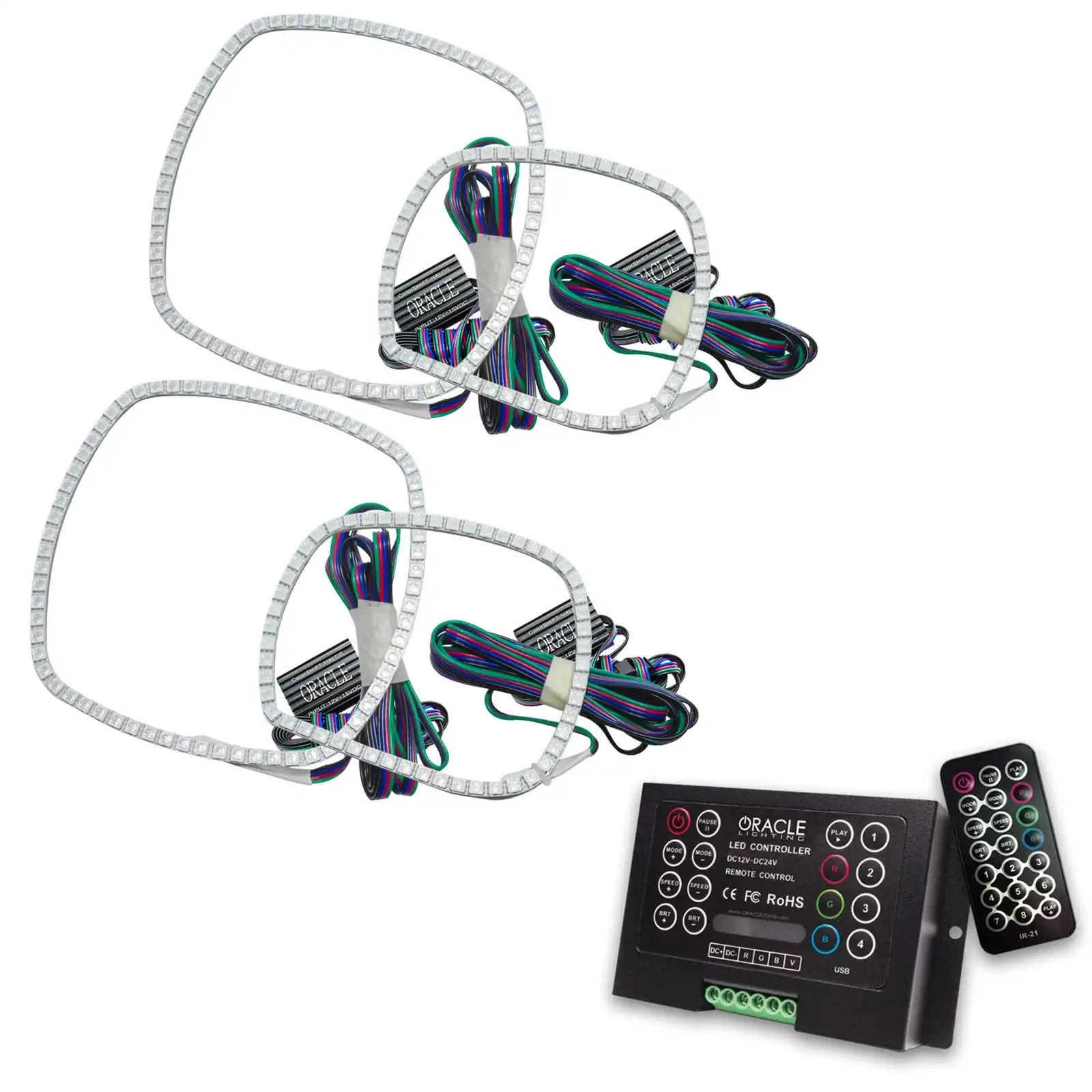 ORACLE Lighting 2011-2014 Dodge Charger LED Headlight Halo Kit - Image 51