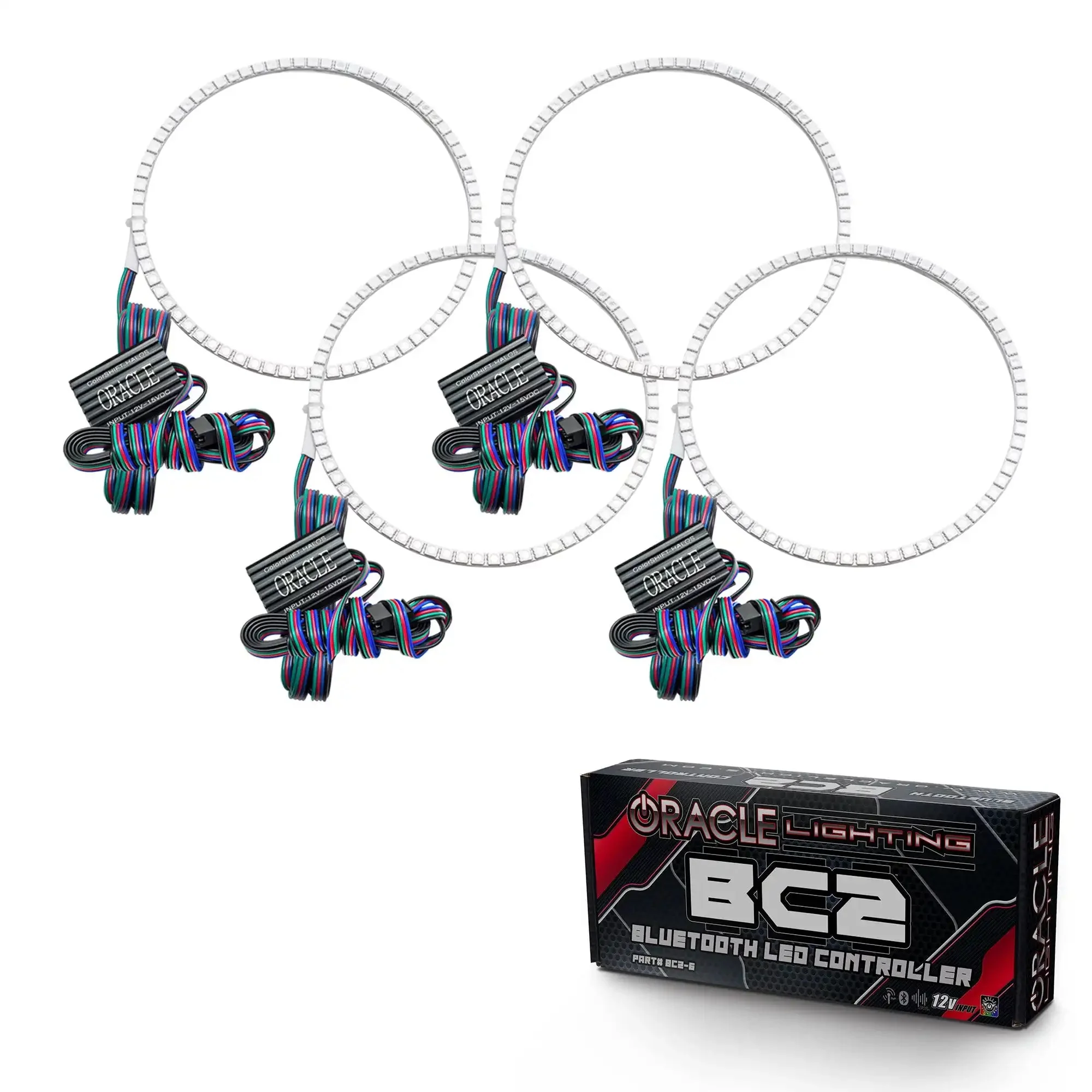 ORACLE Lighting 2011-2016 Ford F-250/F-350 LED Headlight Halo Kit (Square Ring Design) - Image 10