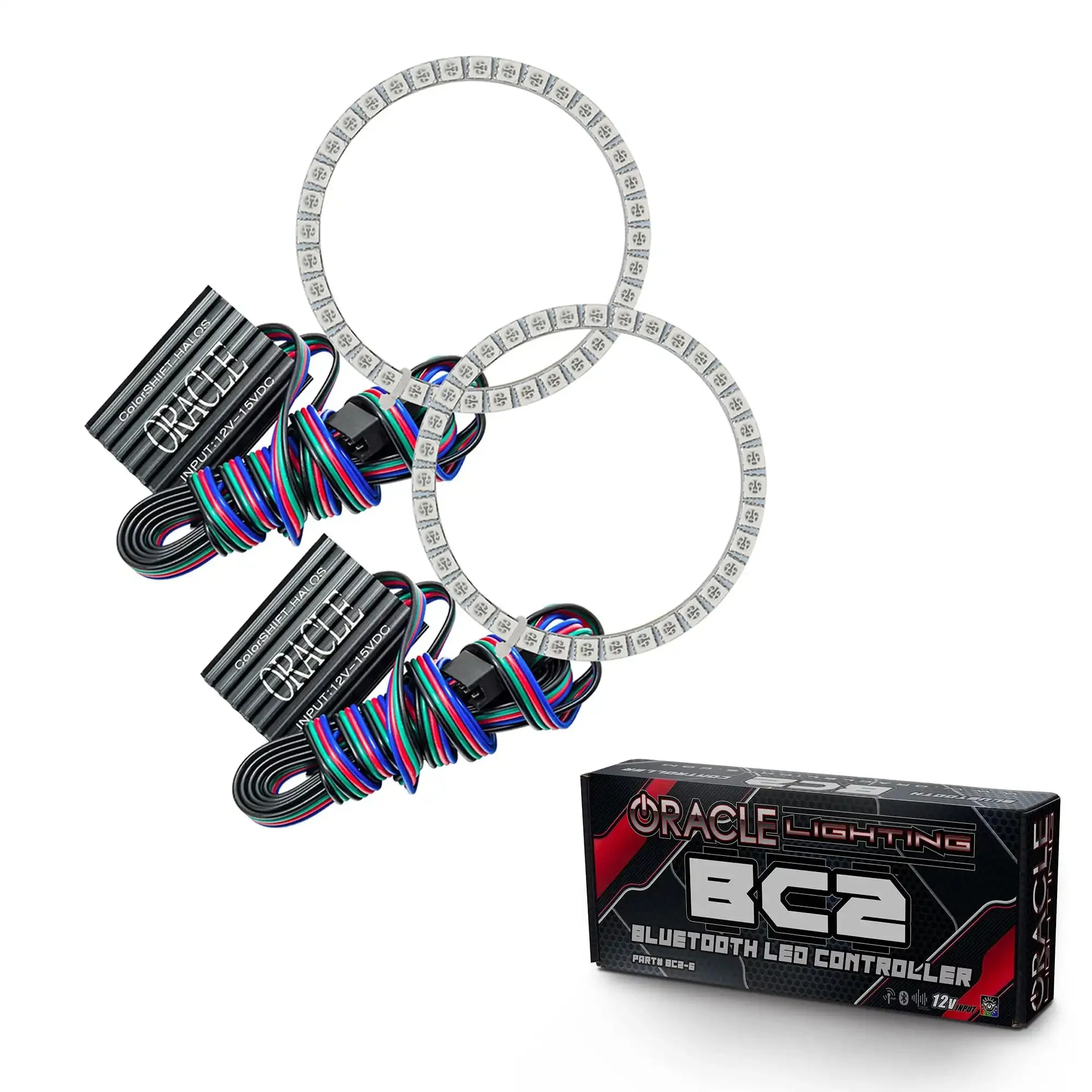 ORACLE Lighting 2013-2014 Ford F150/Raptor Projector/HID Style LED Headlight Halo Kit - Image 7