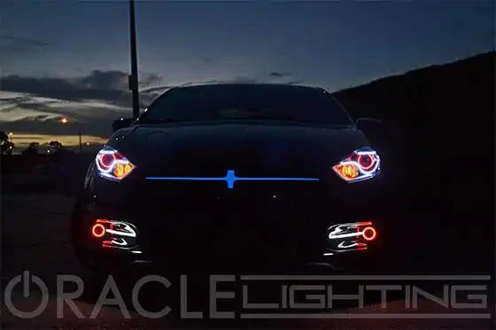 ORACLE Lighting 2013-2016 Dodge Dart LED Surface Mount Projector Fog Halo Kit - Image 11