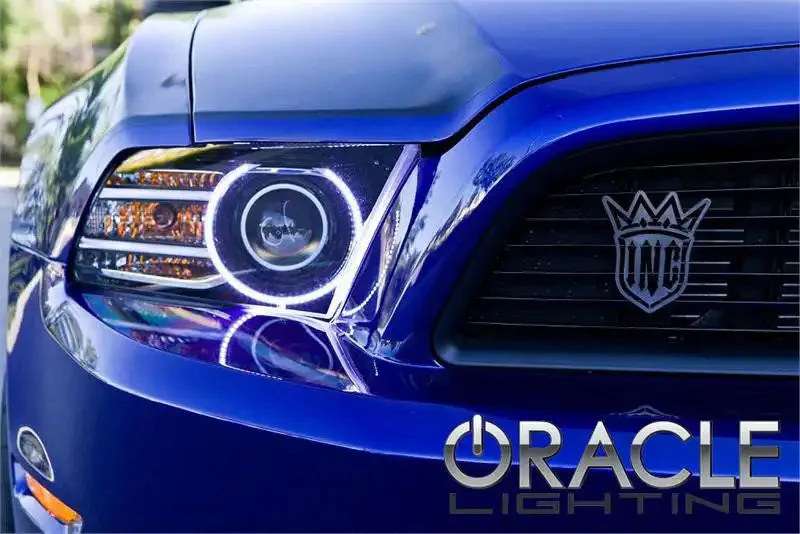 2013-2014 Ford Mustang ORACLE Halo Kit - HID (Projector) Style - Image 2