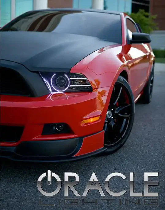2013-2014 Ford Mustang ORACLE Halo Kit - HID (Projector) Style - Image 4