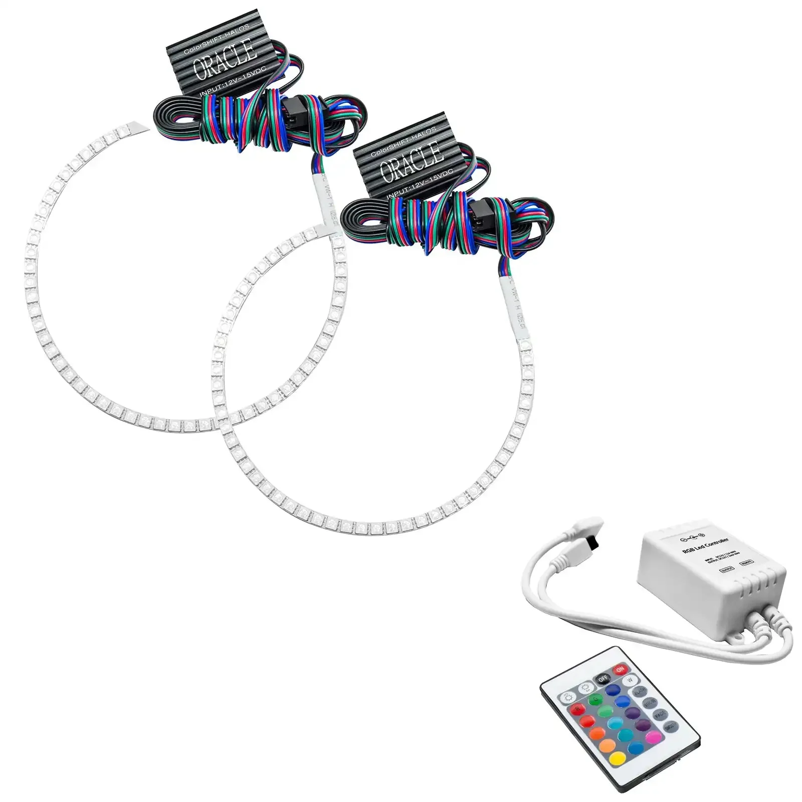 2013-2014 Ford Mustang ORACLE Halo Kit - HID (Projector) Style - Image 7