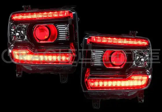 ORACLE Lighting 2014-2015 GMC Sierra ColorSHIFT Headlight DRL Upgrade Kit - Image 3