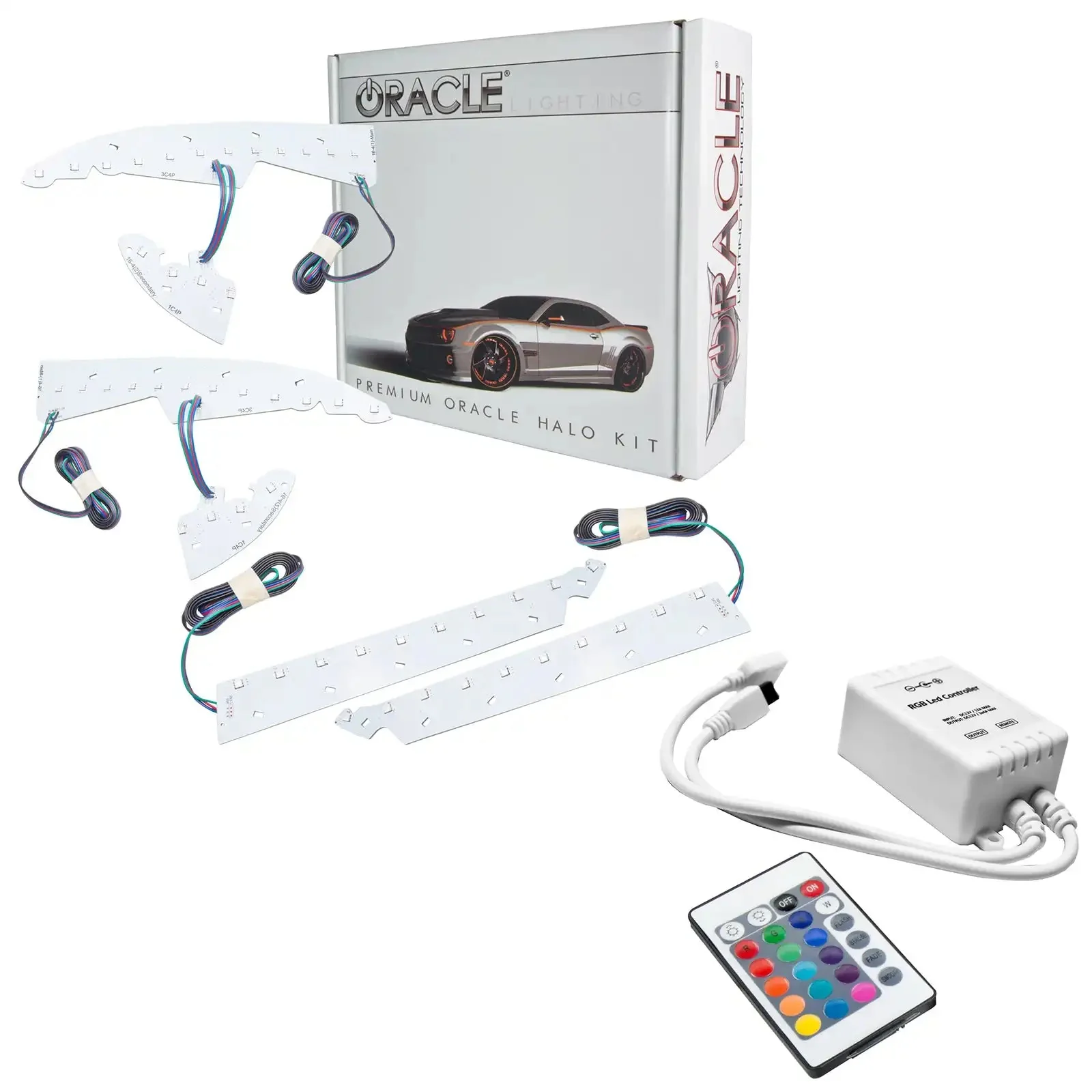 ORACLE Lighting 2014-2015 GMC Sierra ColorSHIFT Headlight DRL Upgrade Kit - Image 5