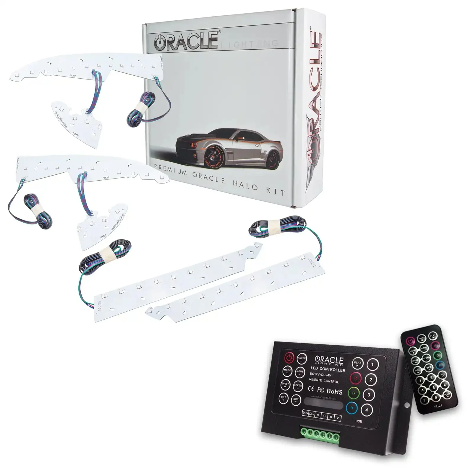 ORACLE Lighting 2014-2015 GMC Sierra ColorSHIFT Headlight DRL Upgrade Kit - Image 7