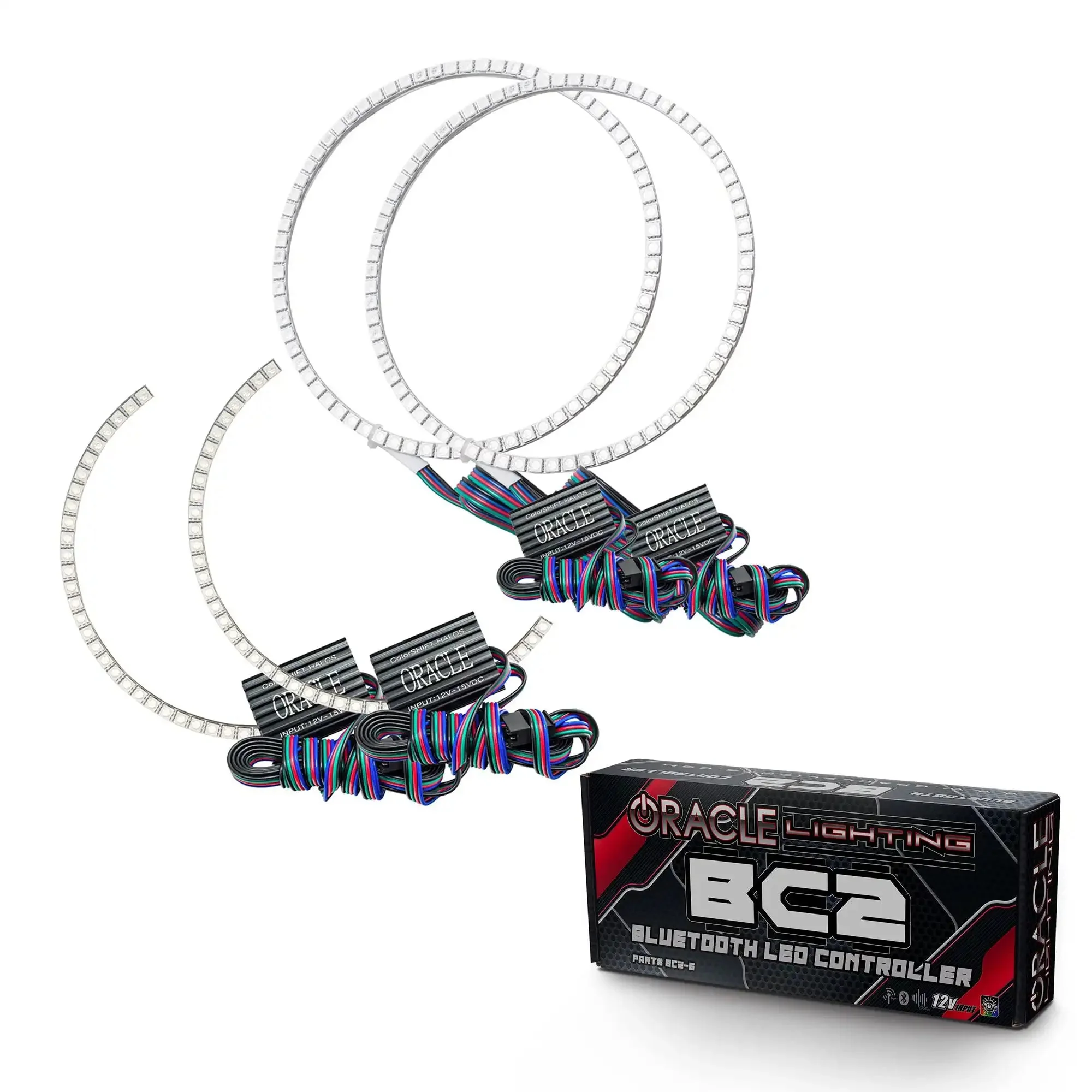 ORACLE Lighting 2014-2017 Toyota Tundra LED Dual Halo Headlight Kit - Image 8