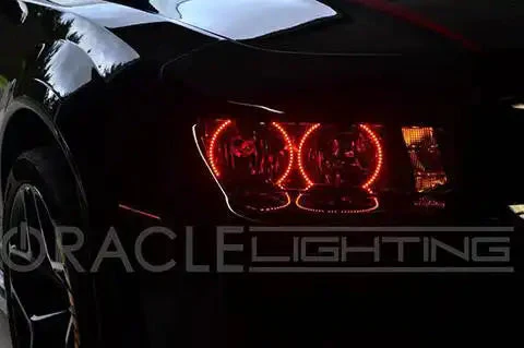 2014-2015 Chevrolet Camaro Non-RS ORACLE Dual Halo Headlight Kit (Round Style) - Image 4
