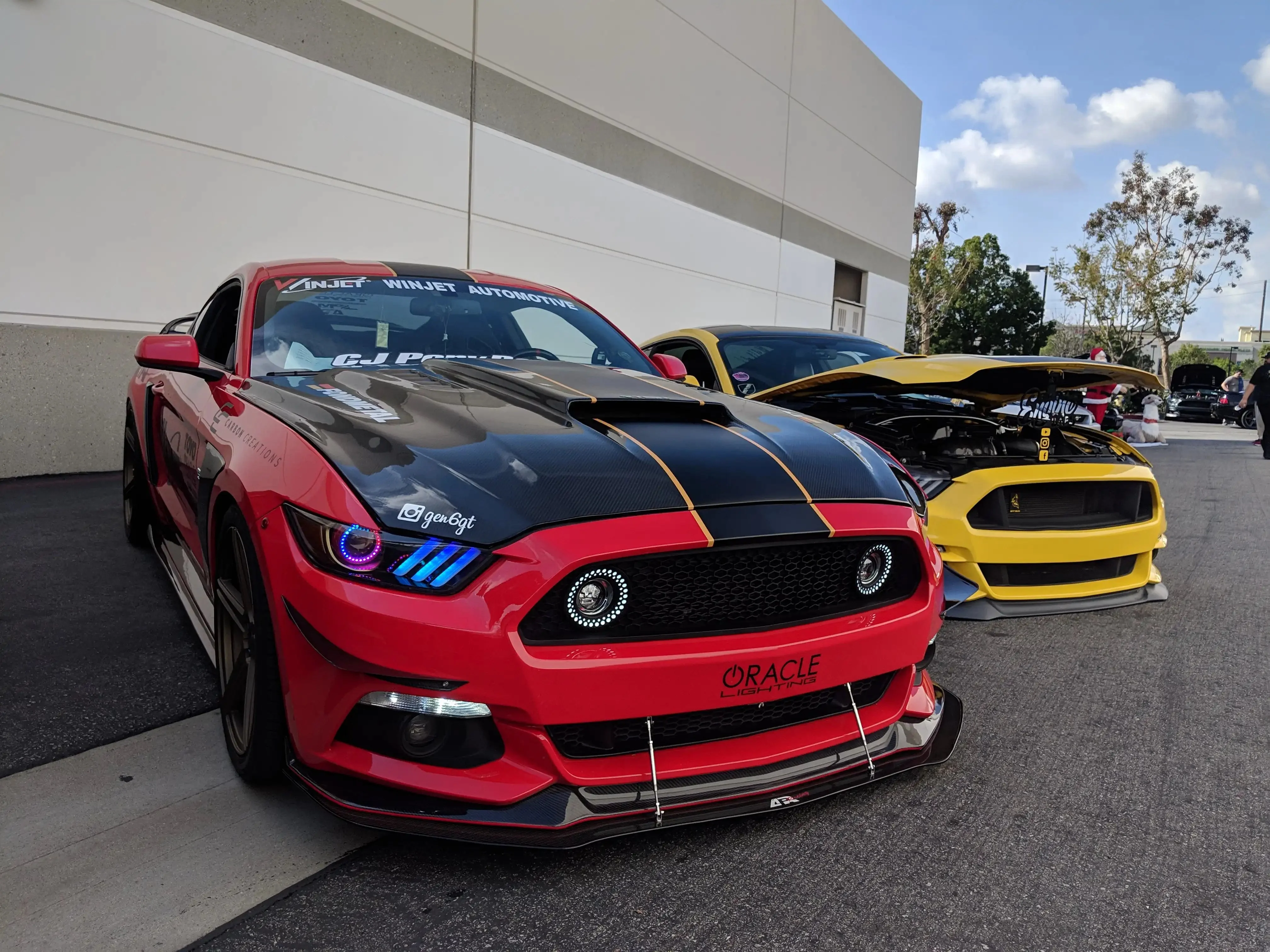 2015-2017 Ford Mustang Pre-Assembled Headlights -Dynamic ColorSHIFT RGB+A -Black Edition - Image 15