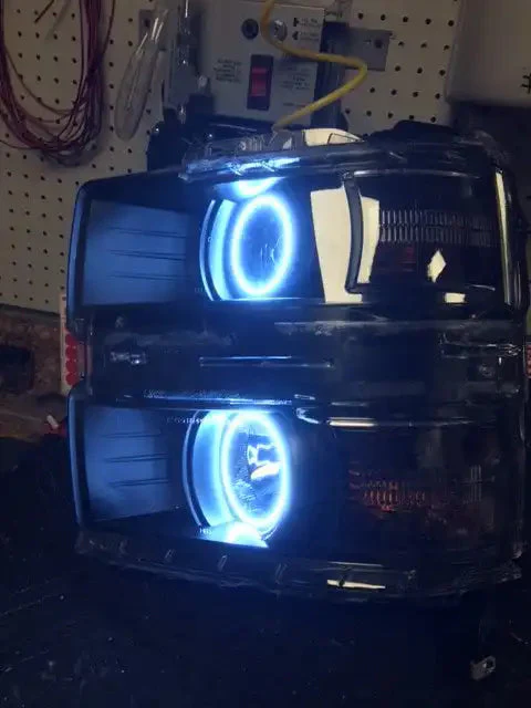 ORACLE Lighting 2015-2018 Chevrolet Silverado 2500/3500 LED Headlight Halo Kit - Image 3