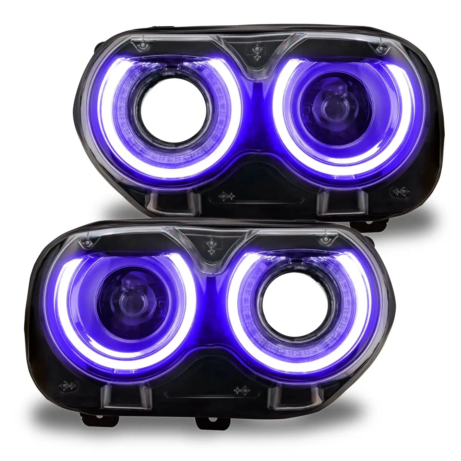 ORACLE Lighting 2015-2023 Dodge Challenger ColorSHIFT RGB+W Headlight DRL Upgrade Kit - Image 12