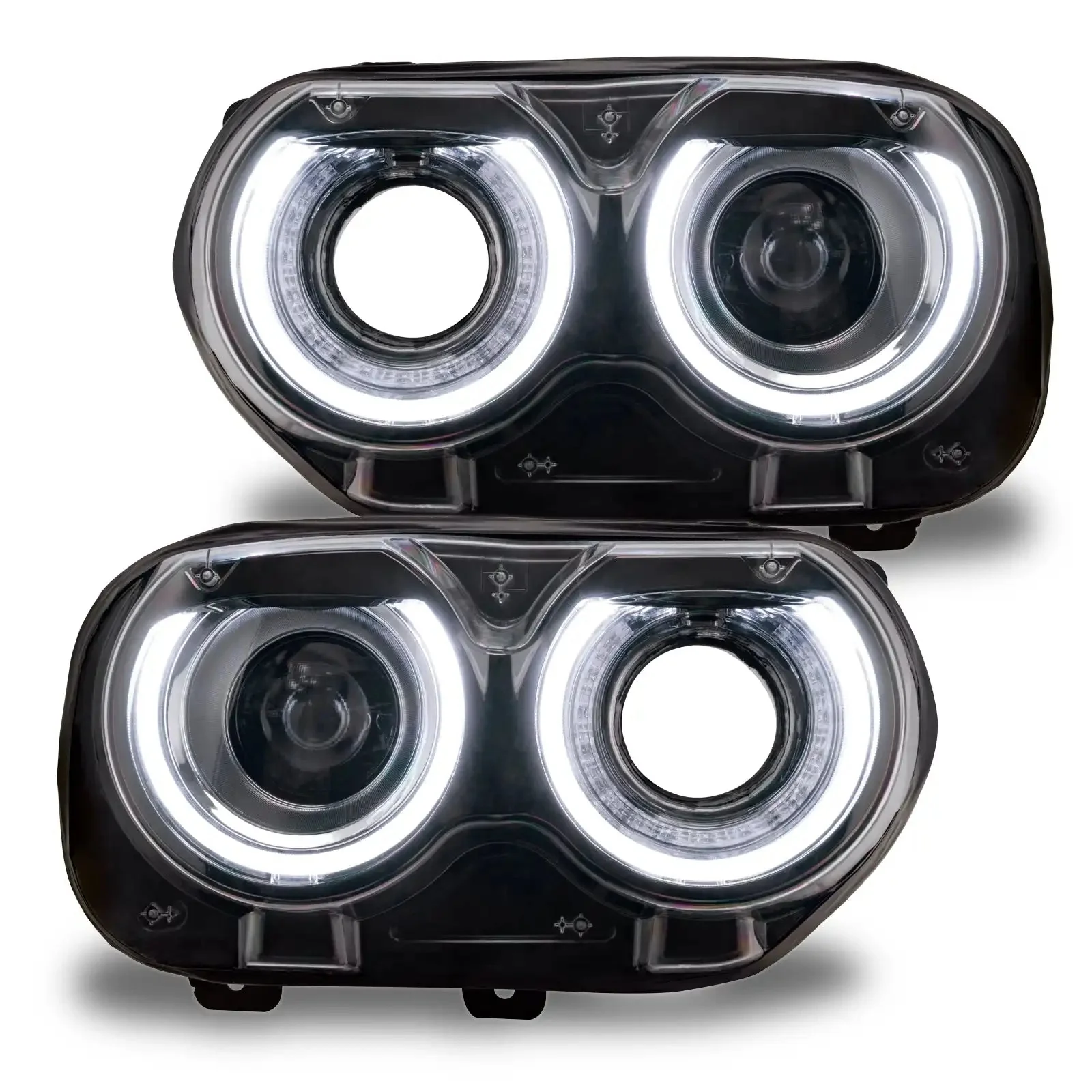 ORACLE Lighting 2015-2023 Dodge Challenger ColorSHIFT RGB+W Headlight DRL Upgrade Kit - Image 5