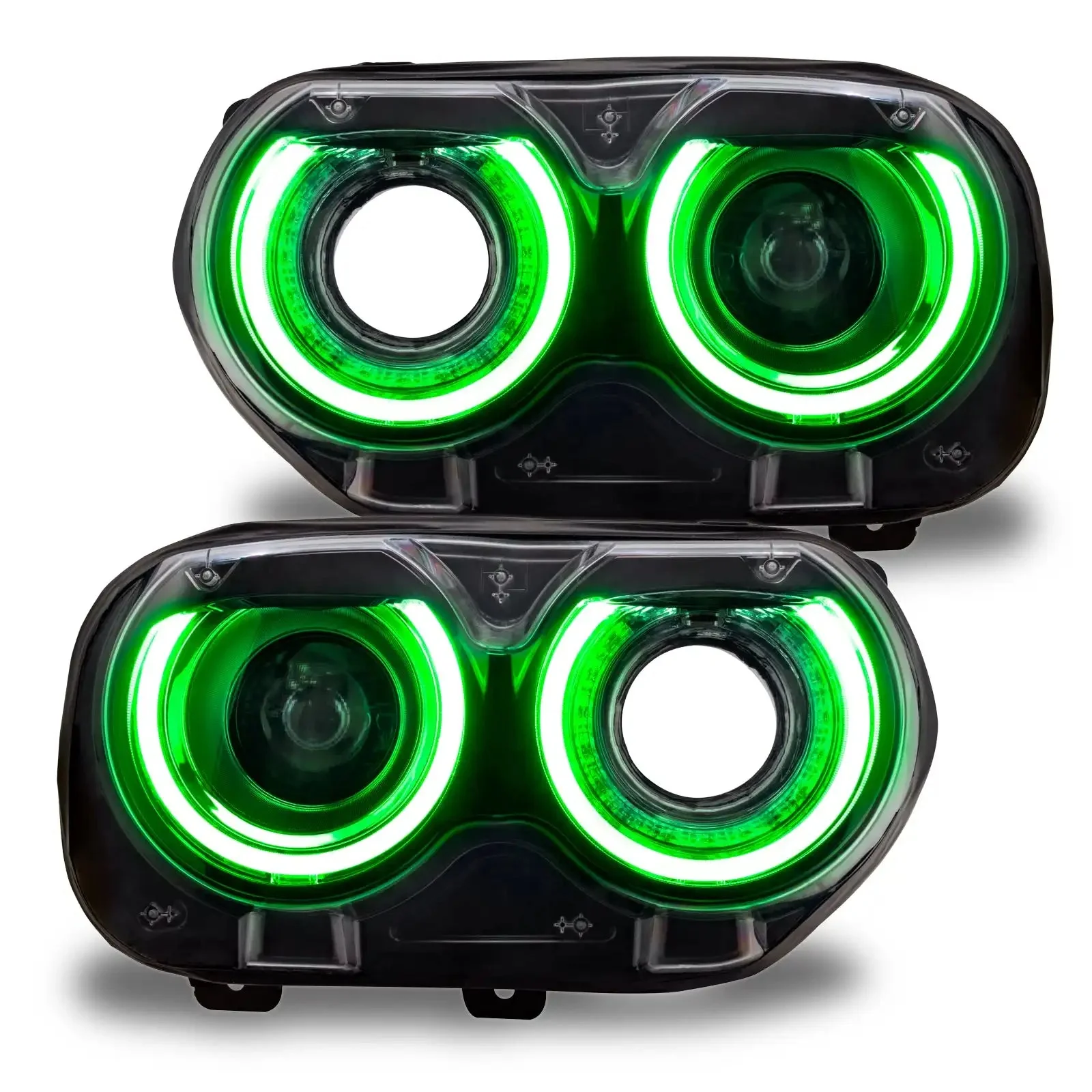 ORACLE Lighting 2015-2023 Dodge Challenger ColorSHIFT RGB+W Headlight DRL Upgrade Kit - Image 9