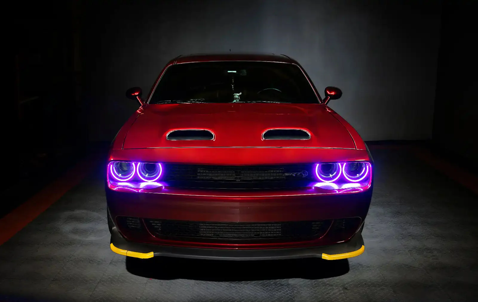 ORACLE Lighting 2015-2023 Dodge Challenger Dynamic ColorSHIFT Headlight Halo Kit - Surface Mount - Image 32