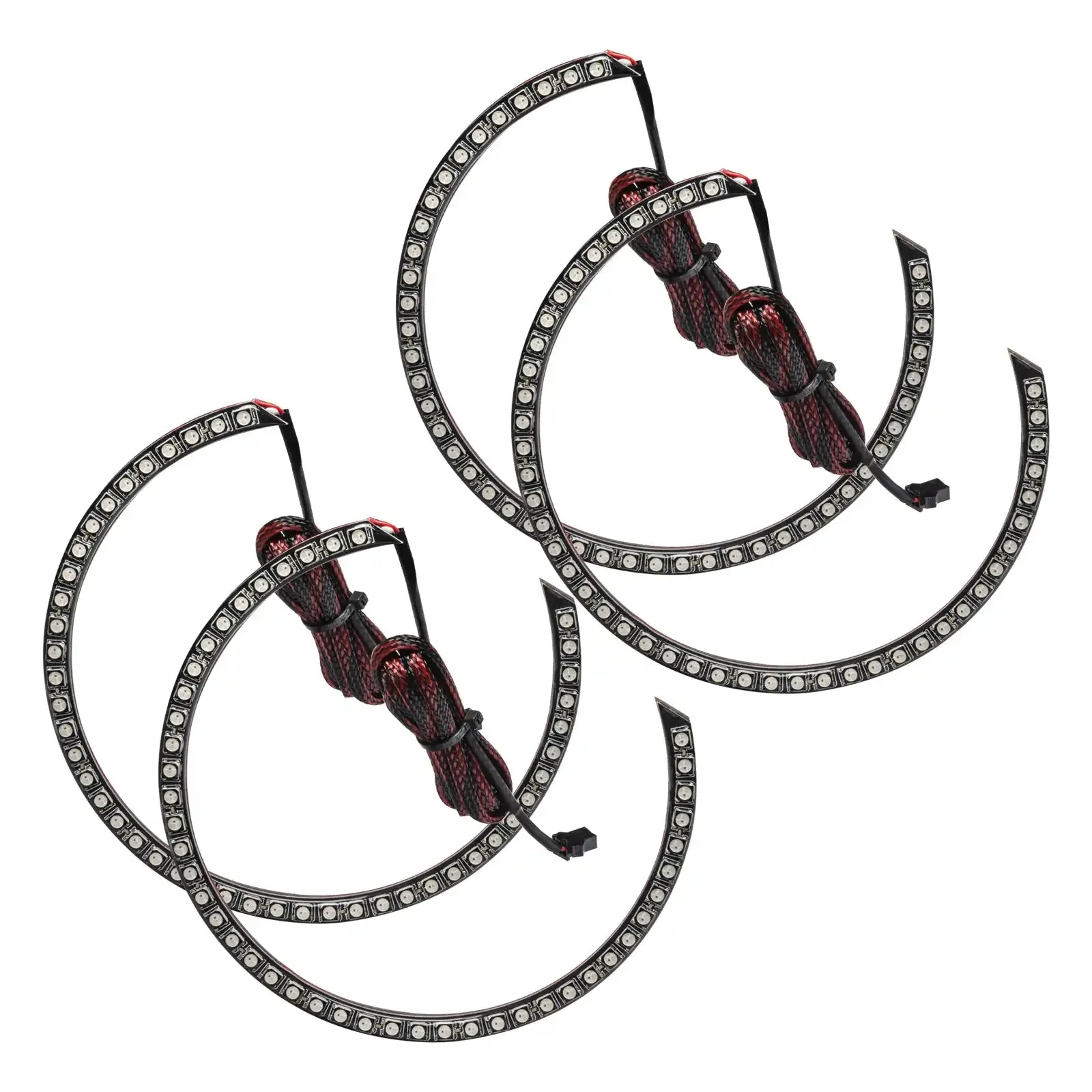 ORACLE Lighting 2015-2023 Dodge Challenger Dynamic ColorSHIFT Headlight Halo Kit - Surface Mount - Image 36