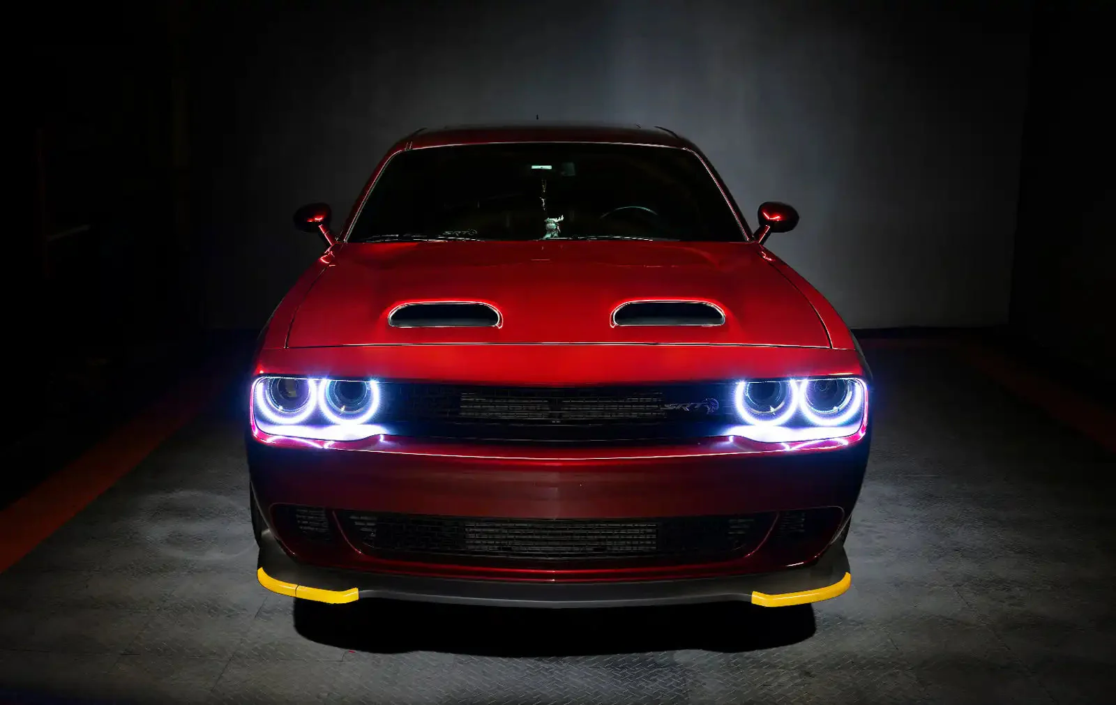 ORACLE Lighting 2015-2023 Dodge Challenger LED Surface Mount Headlight Halo Kit - Image 24