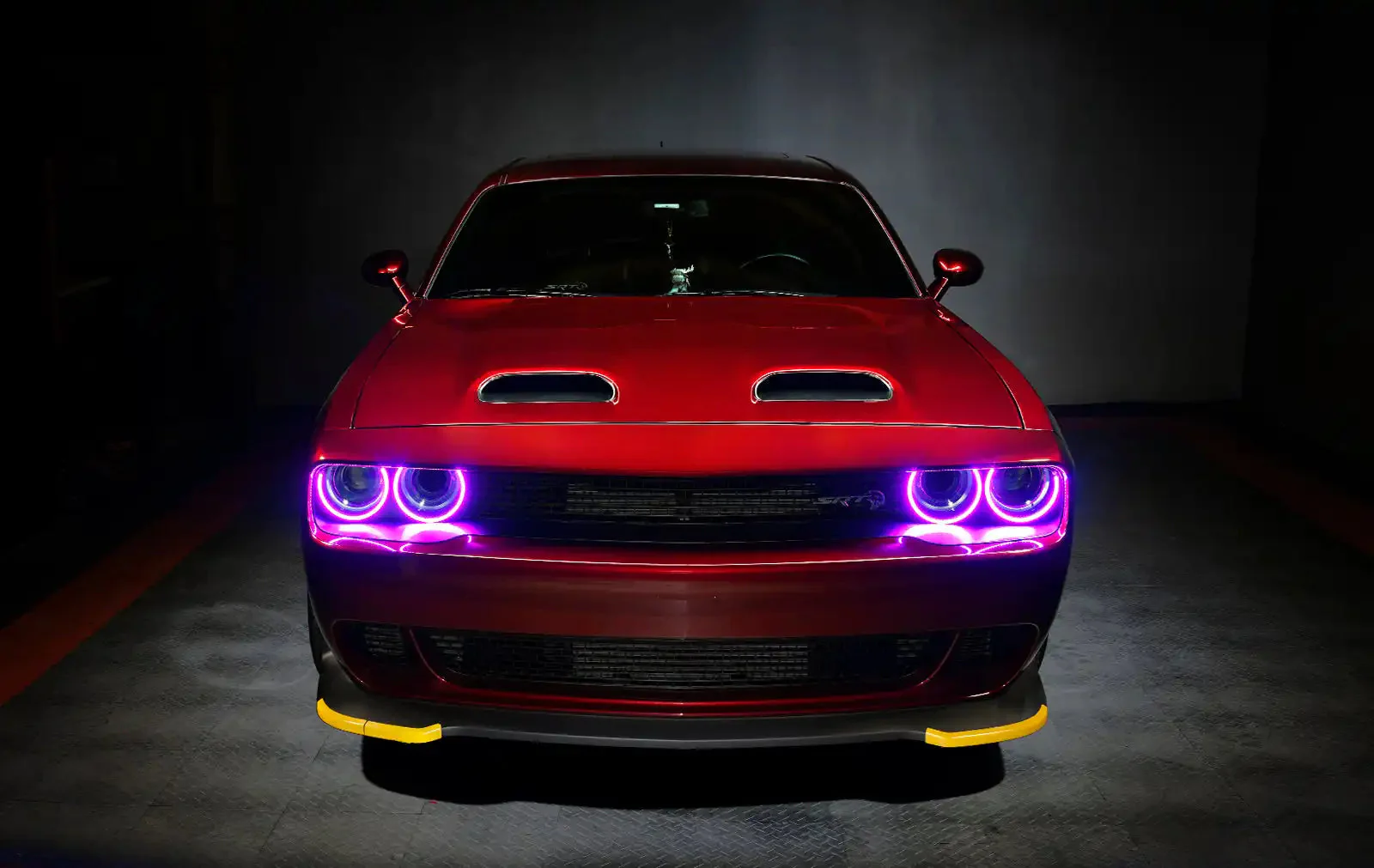 ORACLE Lighting 2015-2023 Dodge Challenger LED Surface Mount Headlight Halo Kit - Image 30