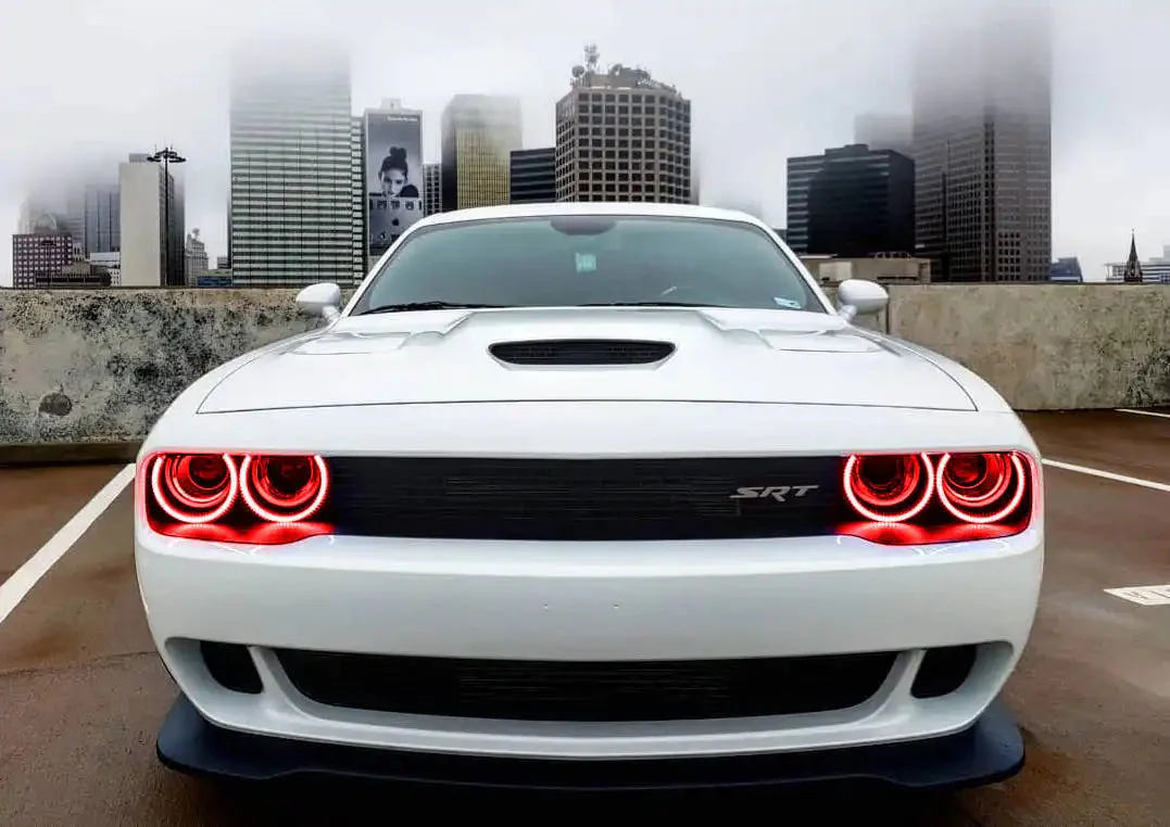 ORACLE Lighting 2015-2023 Dodge Challenger LED Surface Mount Headlight Halo Kit - Image 34