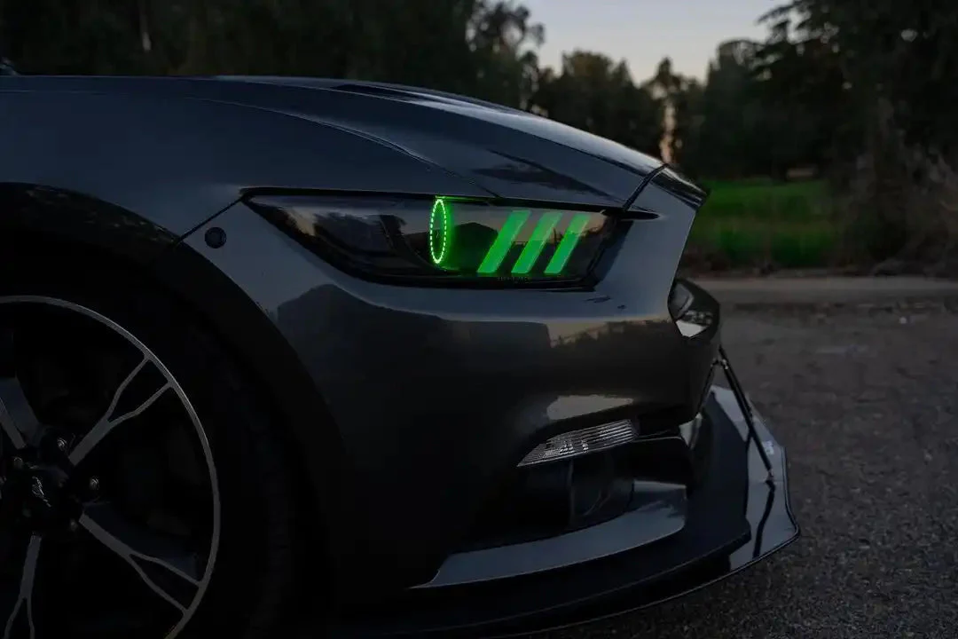 ORACLE Lighting 2015-2017 Ford Mustang V6/GT/Shelby ColorSHIFT DRL Upgrade w/Halo Kit - Image 8