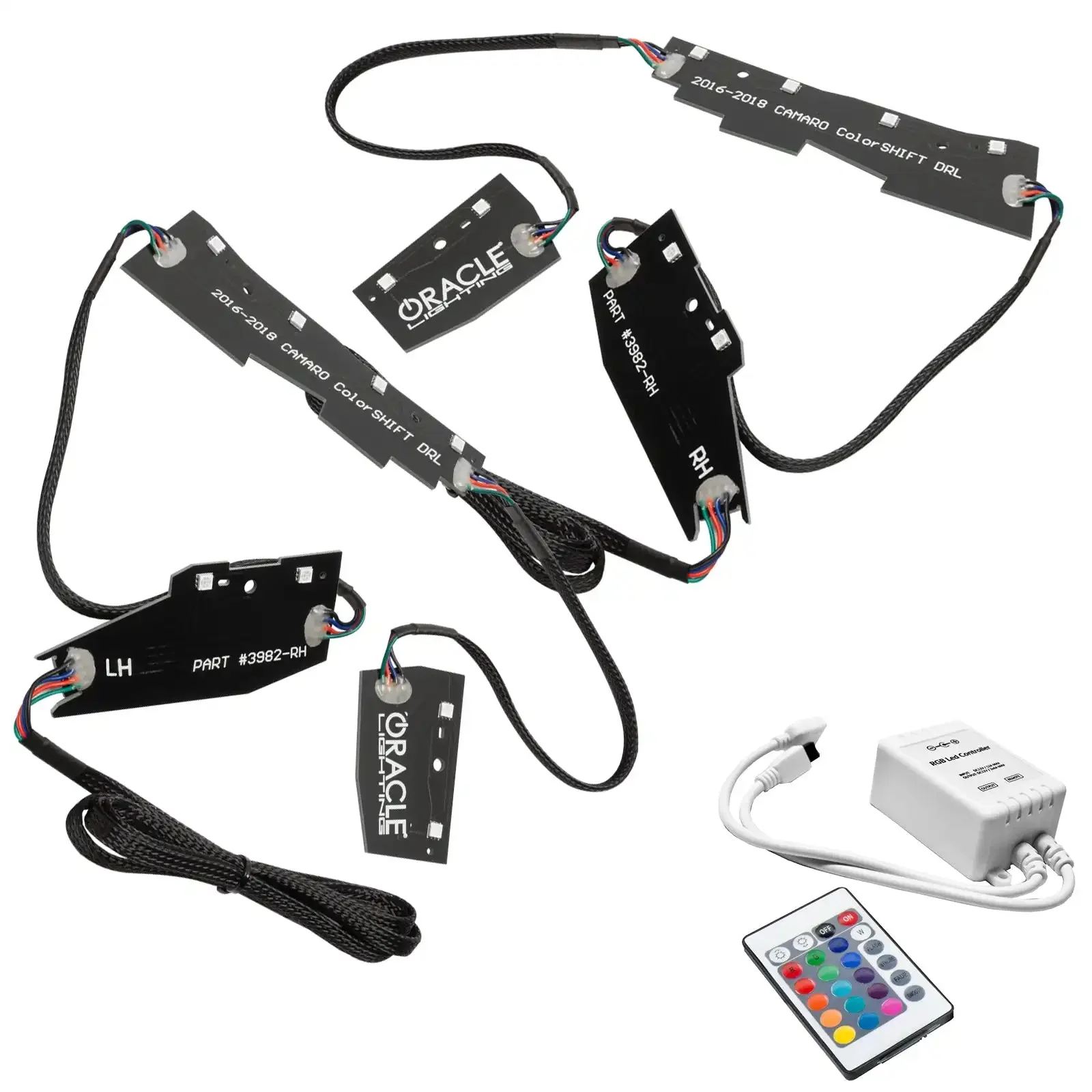 ORACLE Lighting 2016-2018 Chevrolet Camaro ColorSHIFT RGB+W Headlight DRL Upgrade Kit - Image 5