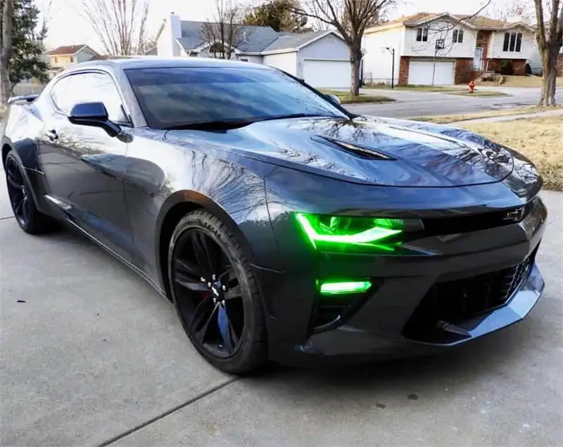 ORACLE Lighting 2016-2018 Chevrolet Camaro ColorSHIFT RGB+W Headlight DRL Upgrade Kit - Image 9