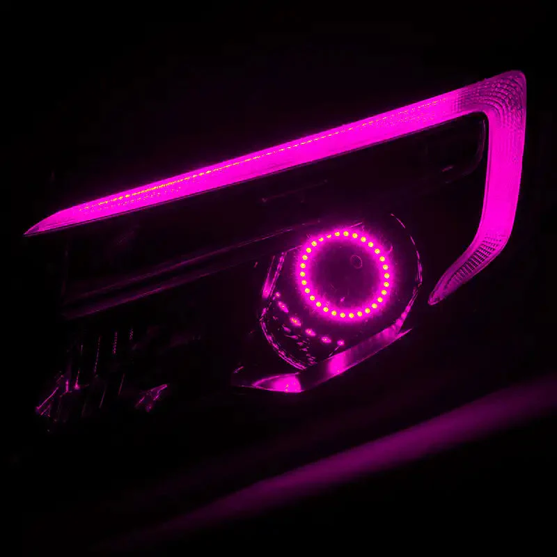 ORACLE Lighting 2016-2020 Honda Ridgeline ColorSHIFT DRL Upgrade w/Halo Kit - Image 14