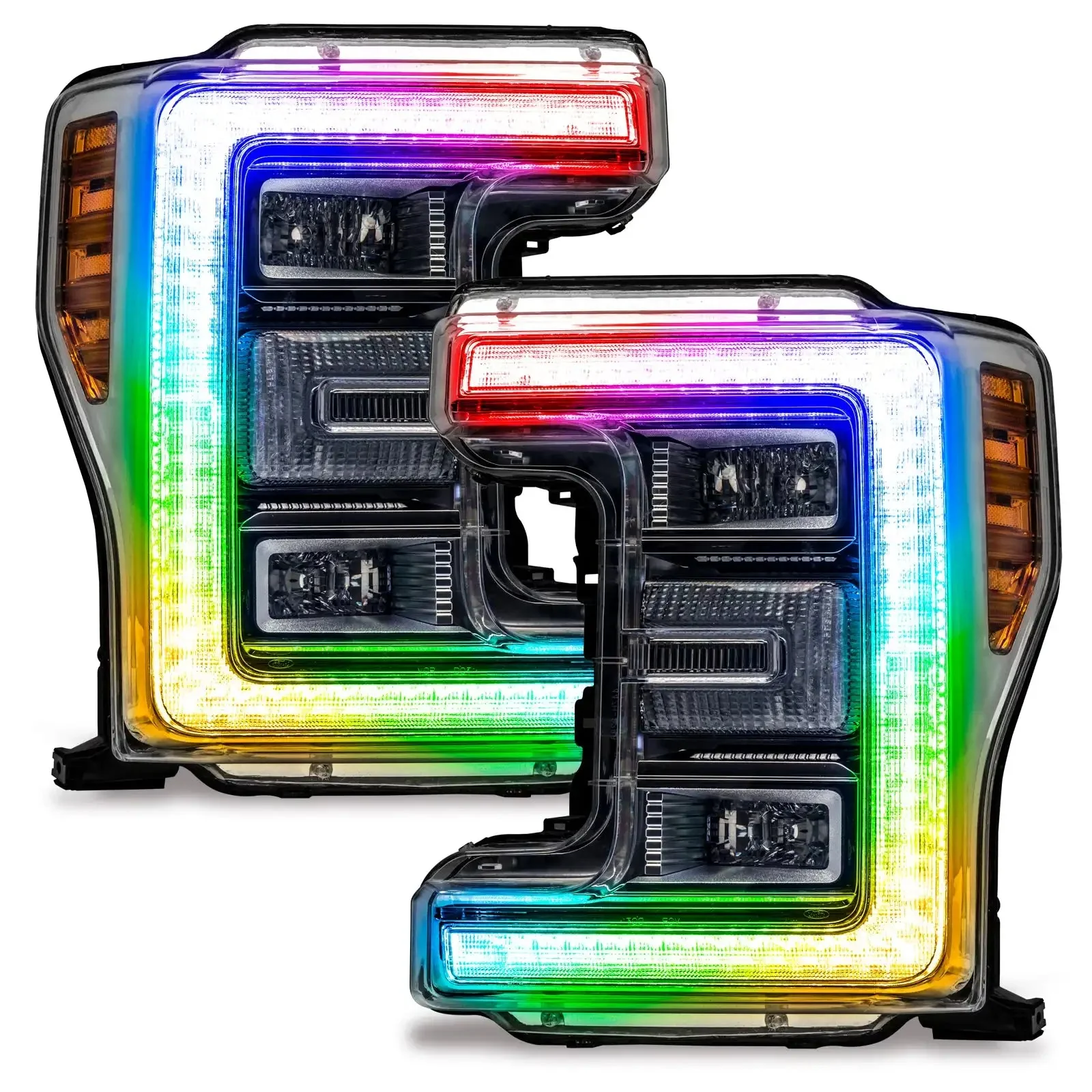 ORACLE Lighting 2017-2019 Ford F-250 /F-350 Superduty ColorSHIFT Headlight DRL Upgrade Kit - Image 4