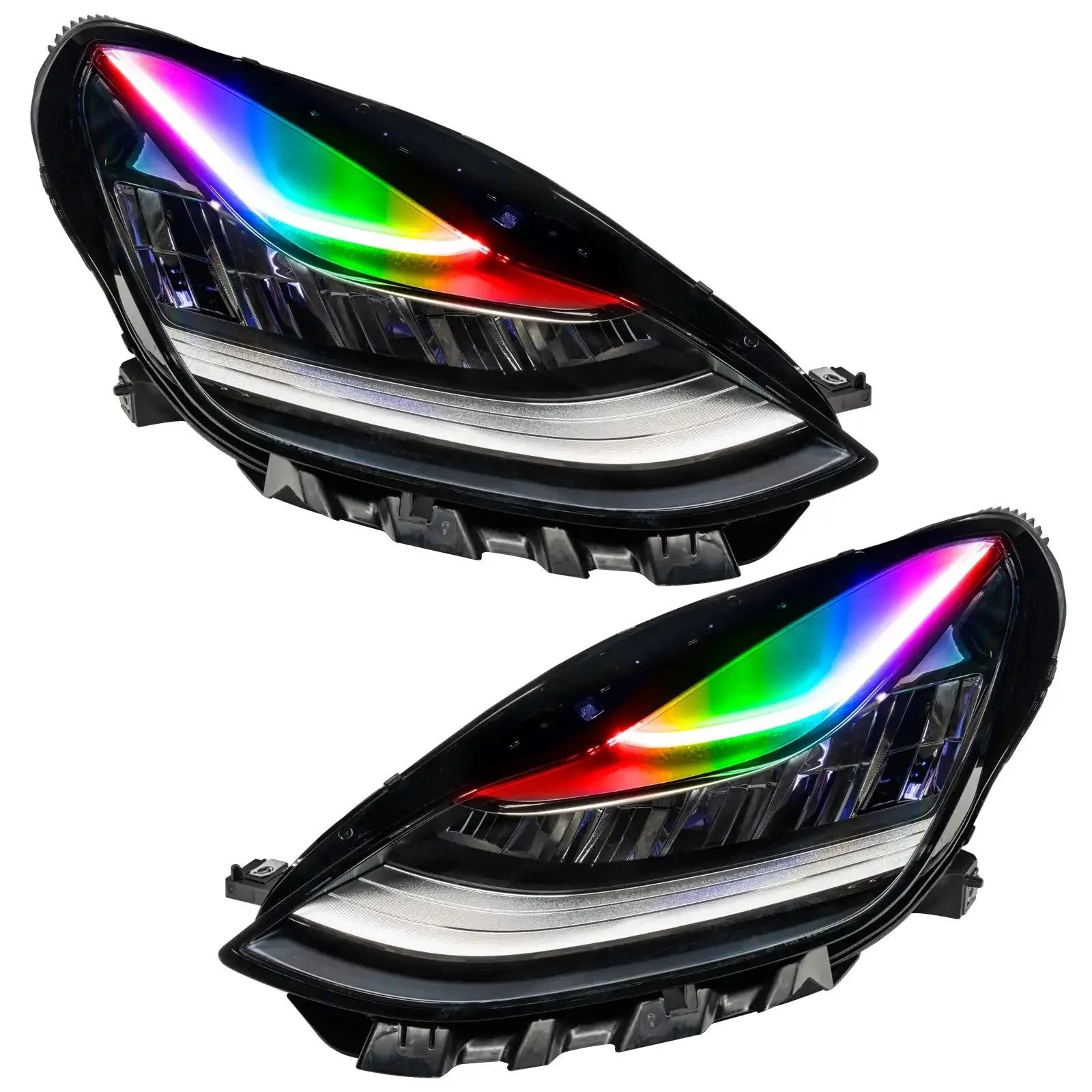 2017–20 Tesla Model 3 Headlights ColorSHIFT DRL Upgrade - Image 11