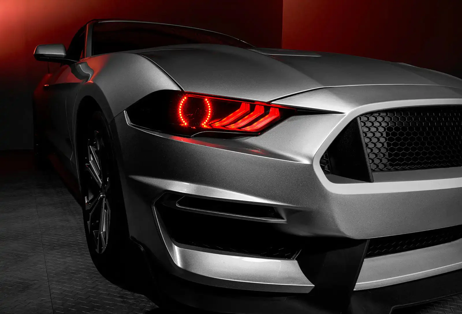 ORACLE Lighting 2018-2023 Ford Mustang Dynamic ColorSHIFT DRL Upgrade w/Halo Kit & Sequential Turn Signal - Image 18