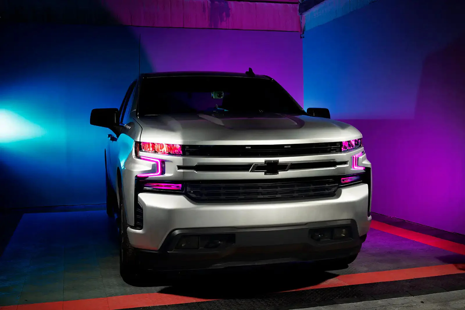 ORACLE Lighting 2019-2022 Chevrolet Silverado 1500 ColorSHIFT RGB+W Headlight DRL Upgrade Kit - Image 18