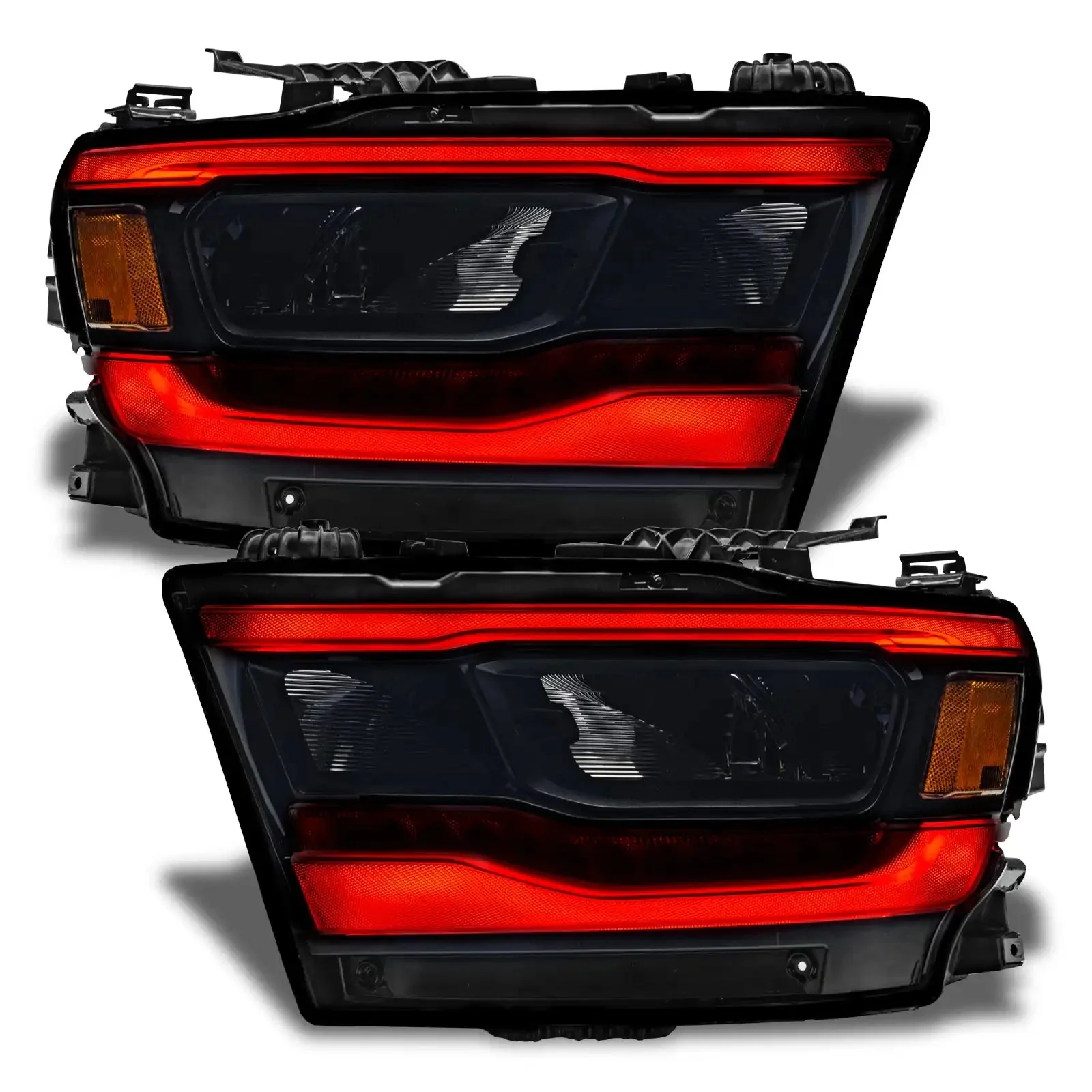 ORACLE Lighting 2019-2024 Dodge RAM 1500 ColorSHIFT RGB+W Headlight DRL Upgrade Kit - Reflector LED Headlights - Image 9