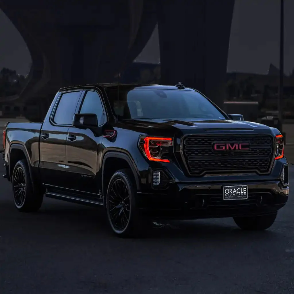ORACLE Lighting 2019-2022 GMC Sierra 1500 ColorSHIFT RGB+W Headlight DRL Upgrade Kit - Image 4