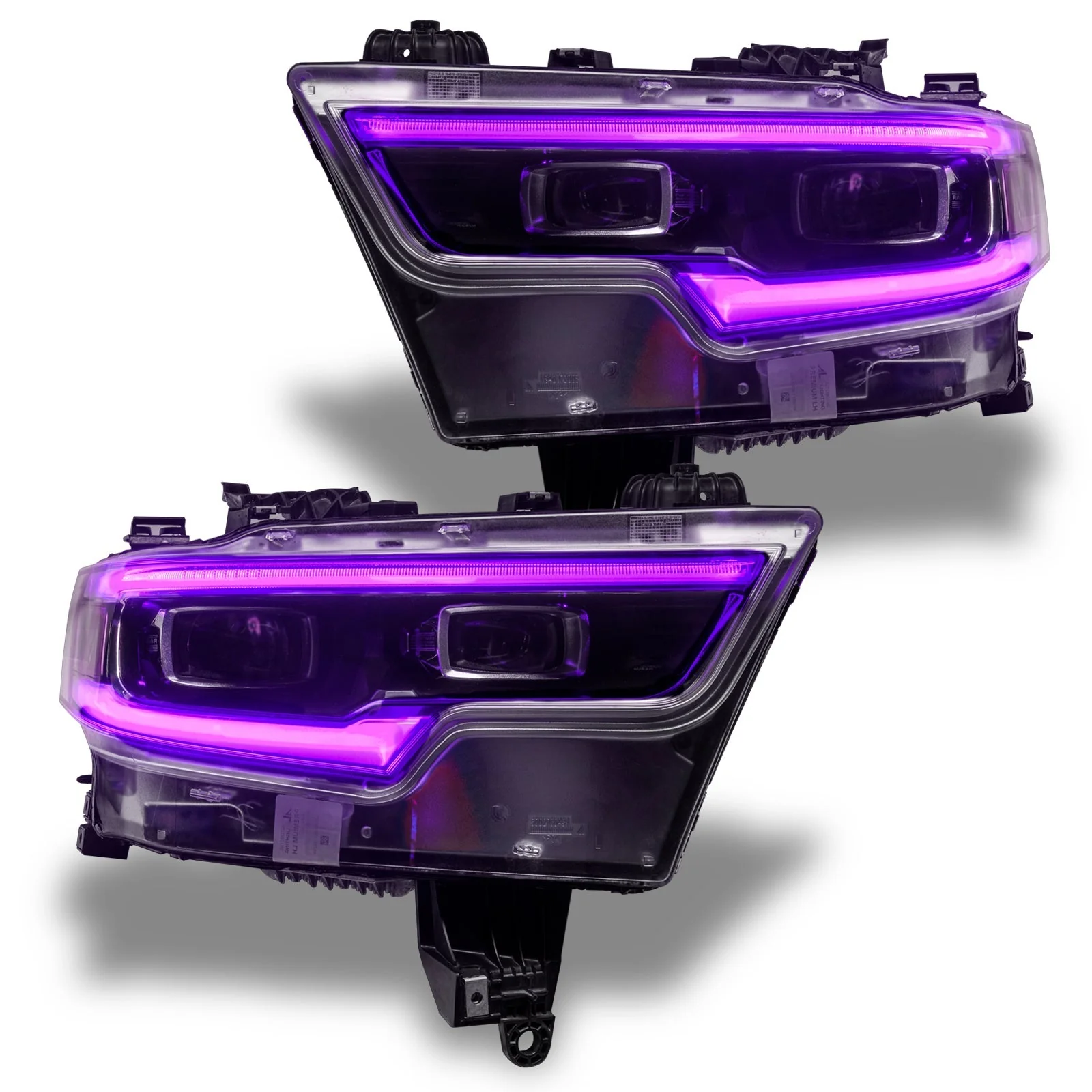 ORACLE Lighting 2019-2024 Ram 1500 RGBW+A Headlight DRL Upgrade Kit - LED Projector Headlights - Image 12
