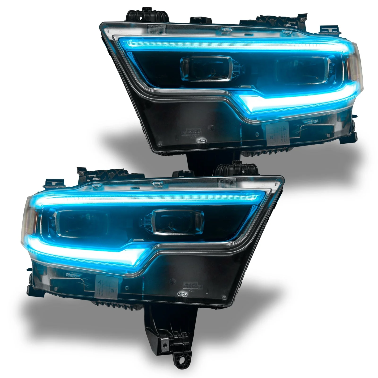 ORACLE Lighting 2019-2024 Ram 1500 RGBW+A Headlight DRL Upgrade Kit - LED Projector Headlights - Image 13