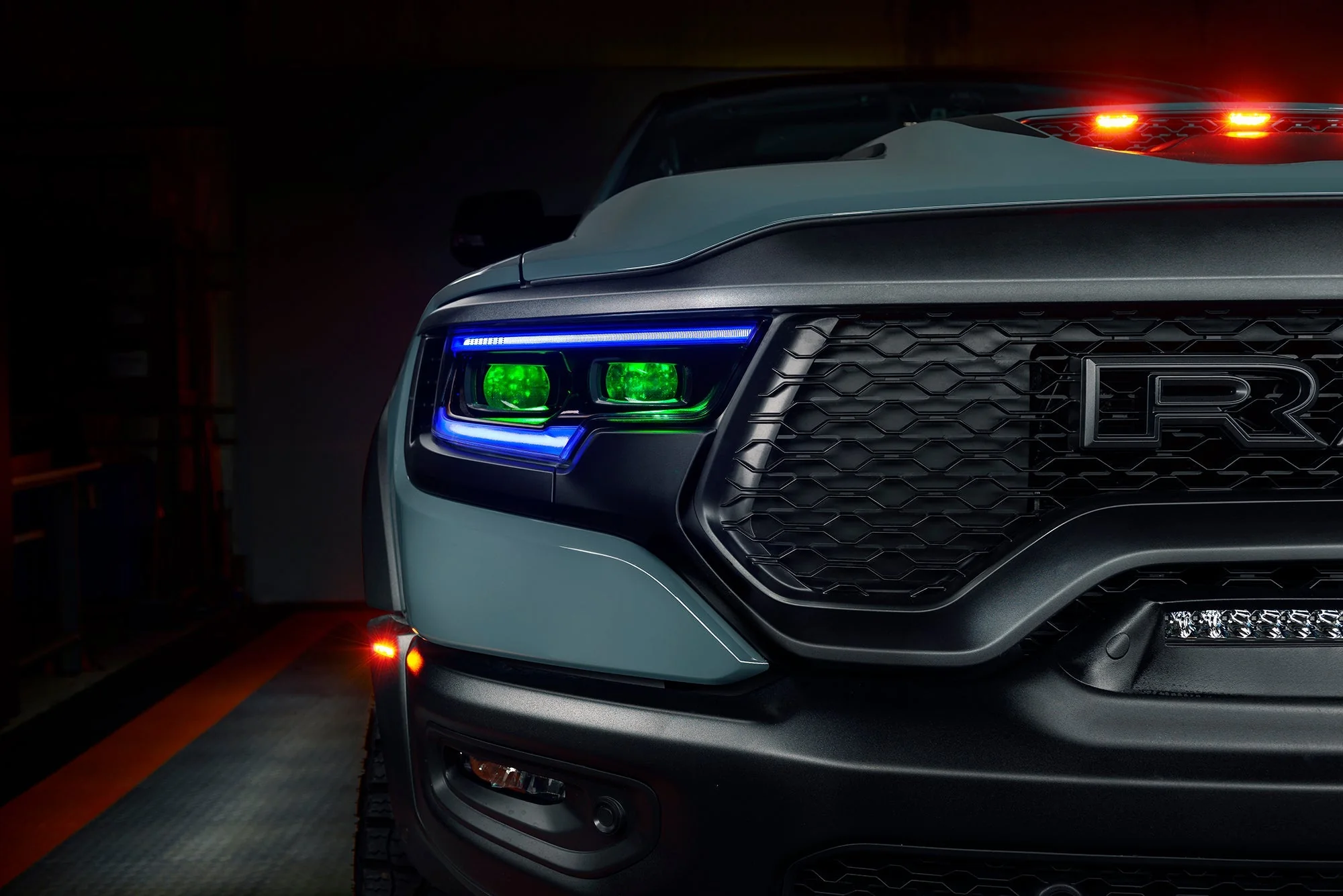 ORACLE Lighting 2019-2024 Ram 1500 RGBW+A Headlight DRL Upgrade Kit - LED Projector Headlights - Image 16