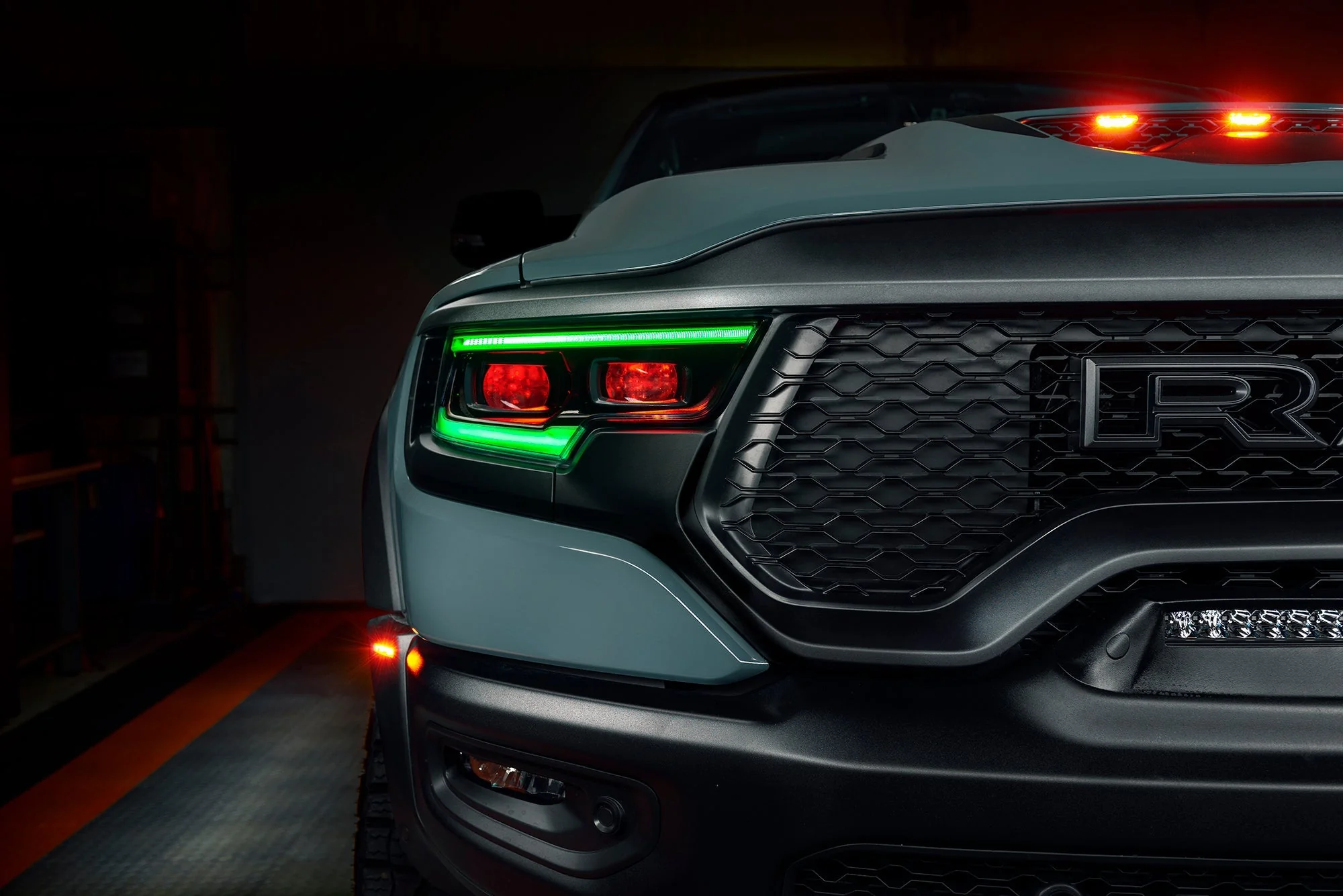 ORACLE Lighting 2019-2024 Ram 1500 RGBW+A Headlight DRL Upgrade Kit - LED Projector Headlights - Image 17