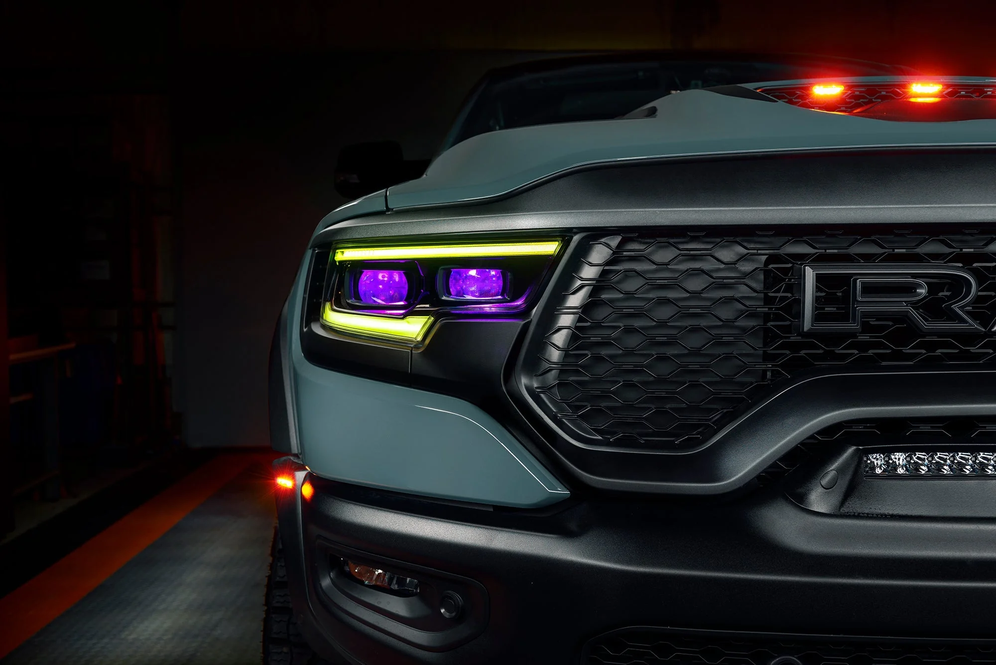 ORACLE Lighting 2019-2024 Ram 1500 RGBW+A Headlight DRL Upgrade Kit - LED Projector Headlights - Image 18