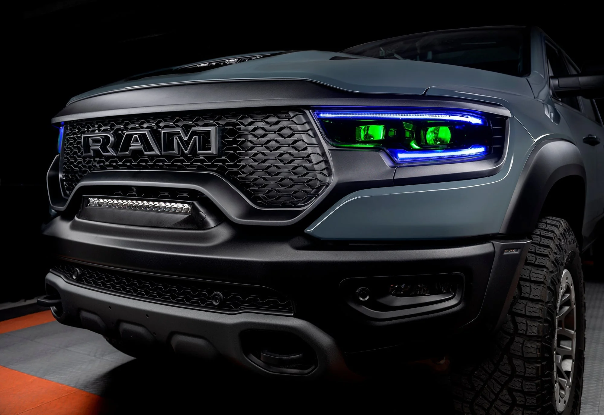 ORACLE Lighting 2019-2024 Ram 1500 RGBW+A Headlight DRL Upgrade Kit - LED Projector Headlights - Image 24