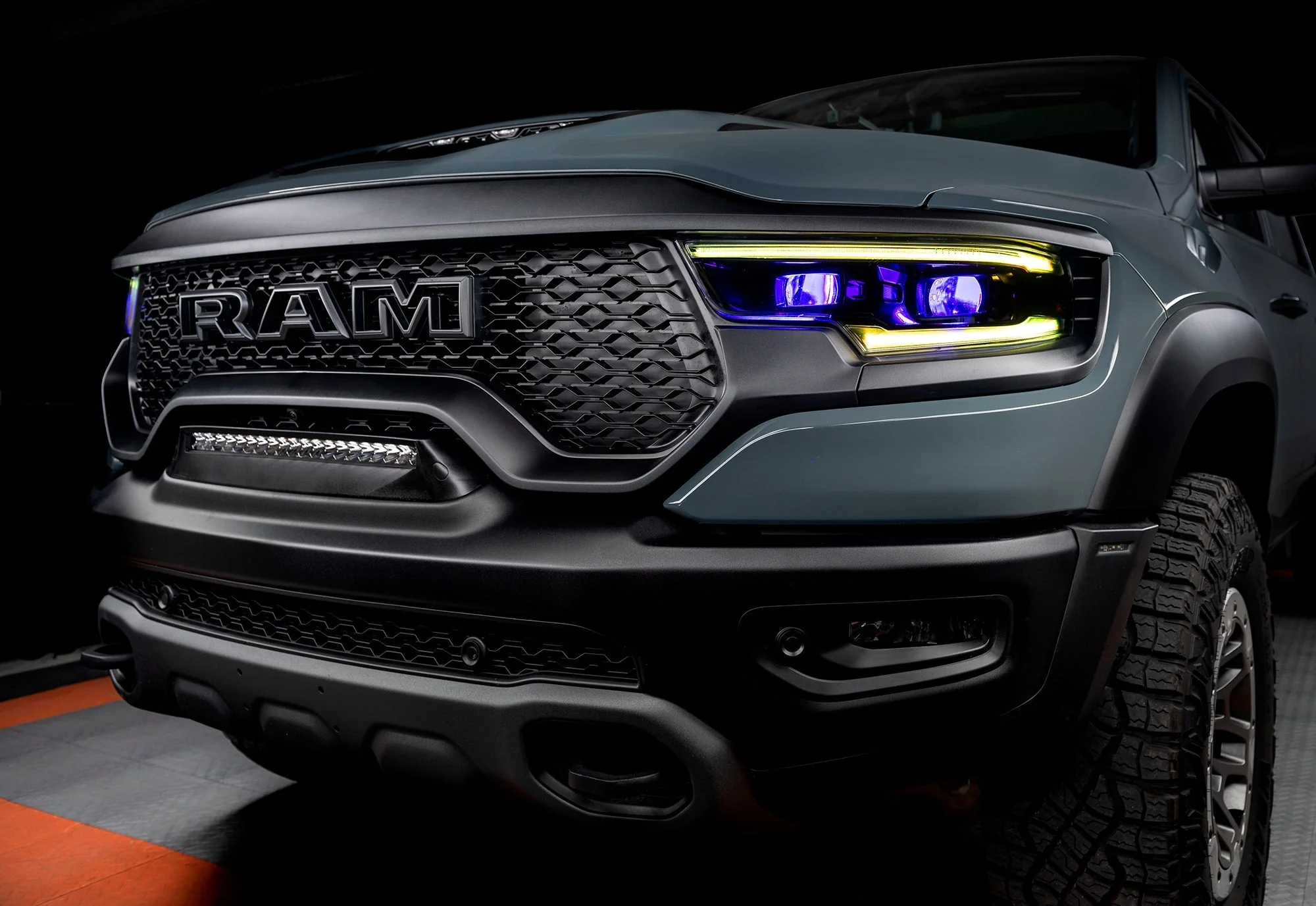 ORACLE Lighting 2019-2024 Ram 1500 RGBW+A Headlight DRL Upgrade Kit - LED Projector Headlights - Image 25
