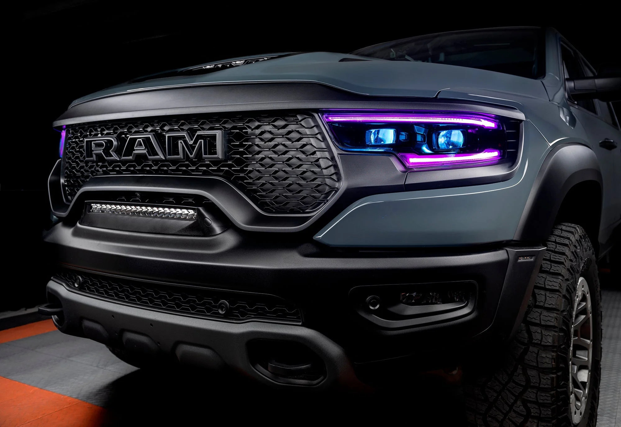 ORACLE Lighting 2019-2024 Ram 1500 RGBW+A Headlight DRL Upgrade Kit - LED Projector Headlights - Image 26