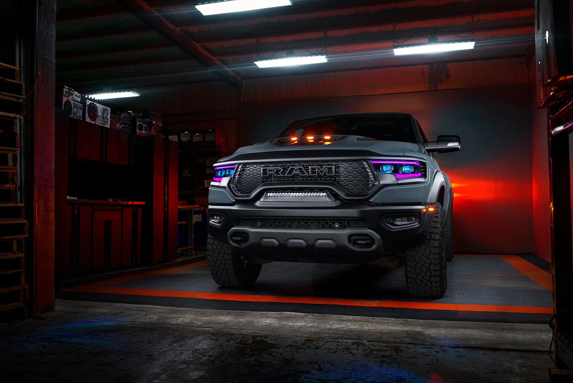 ORACLE Lighting 2019-2024 Ram 1500 RGBW+A Headlight DRL Upgrade Kit - LED Projector Headlights - Image 33