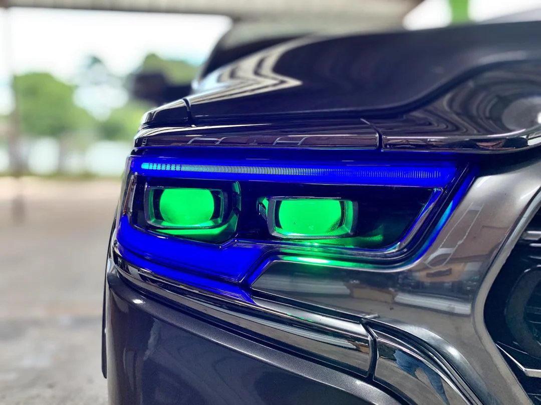 ORACLE Lighting 2019-2024 Ram 1500 RGBW+A Headlight DRL Upgrade Kit - LED Projector Headlights - Image 38