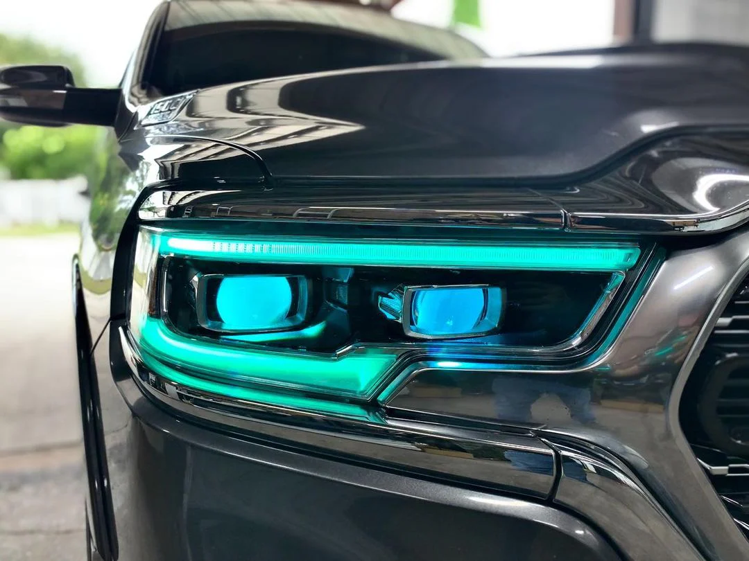 ORACLE Lighting 2019-2024 Ram 1500 RGBW+A Headlight DRL Upgrade Kit - LED Projector Headlights - Image 40