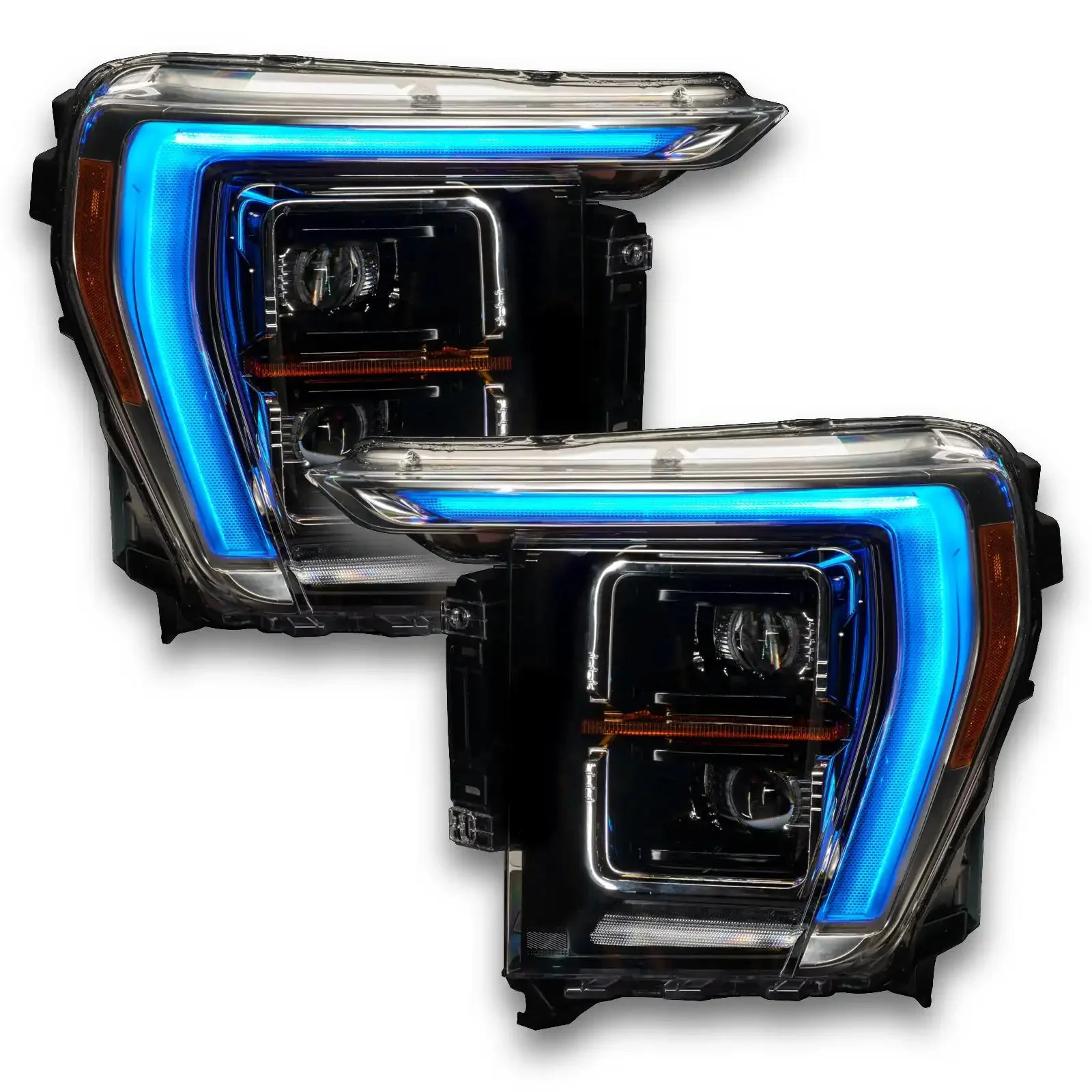 ORACLE Lighting 2021-2023 Ford F-150 ColorSHIFT RGB+W Headlight DRL Upgrade Kit - Image 11